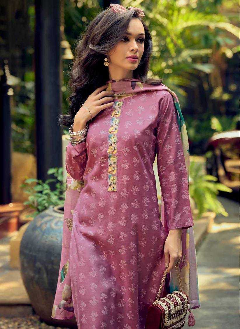 YNF MUSLIN KESH164 G68 SUITS & DRESSES WHOLESALE PRINTED LADIES LONG KURTI PINK SALWAR SUITS MANUFACTURE- Kapda Export