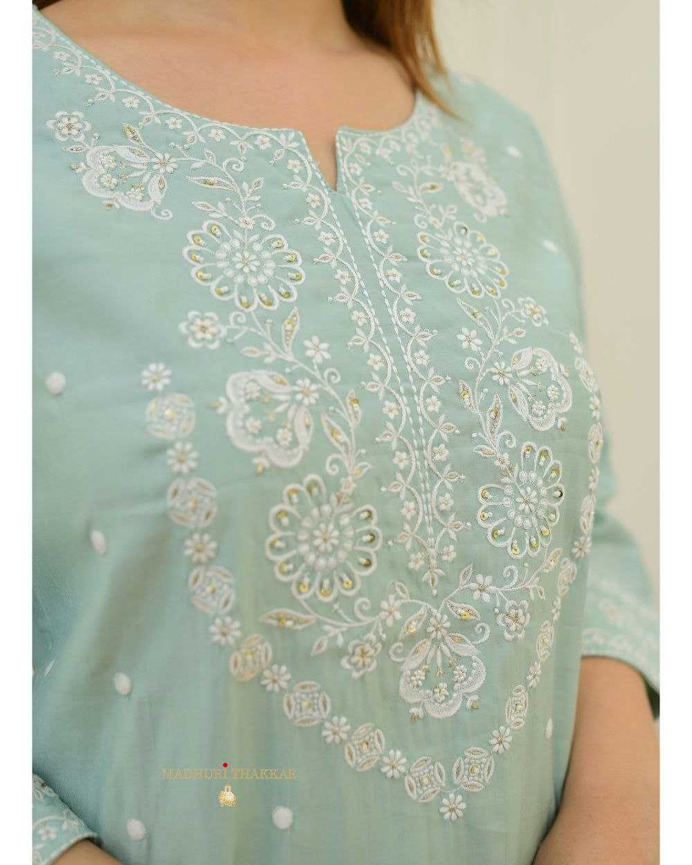 YNF MUSLIN KESH209 BHC03 SUITS & DRESSES WHOLESALE LADIES ZARI WORK EMBROIDERY SUIT MANUFACTURER