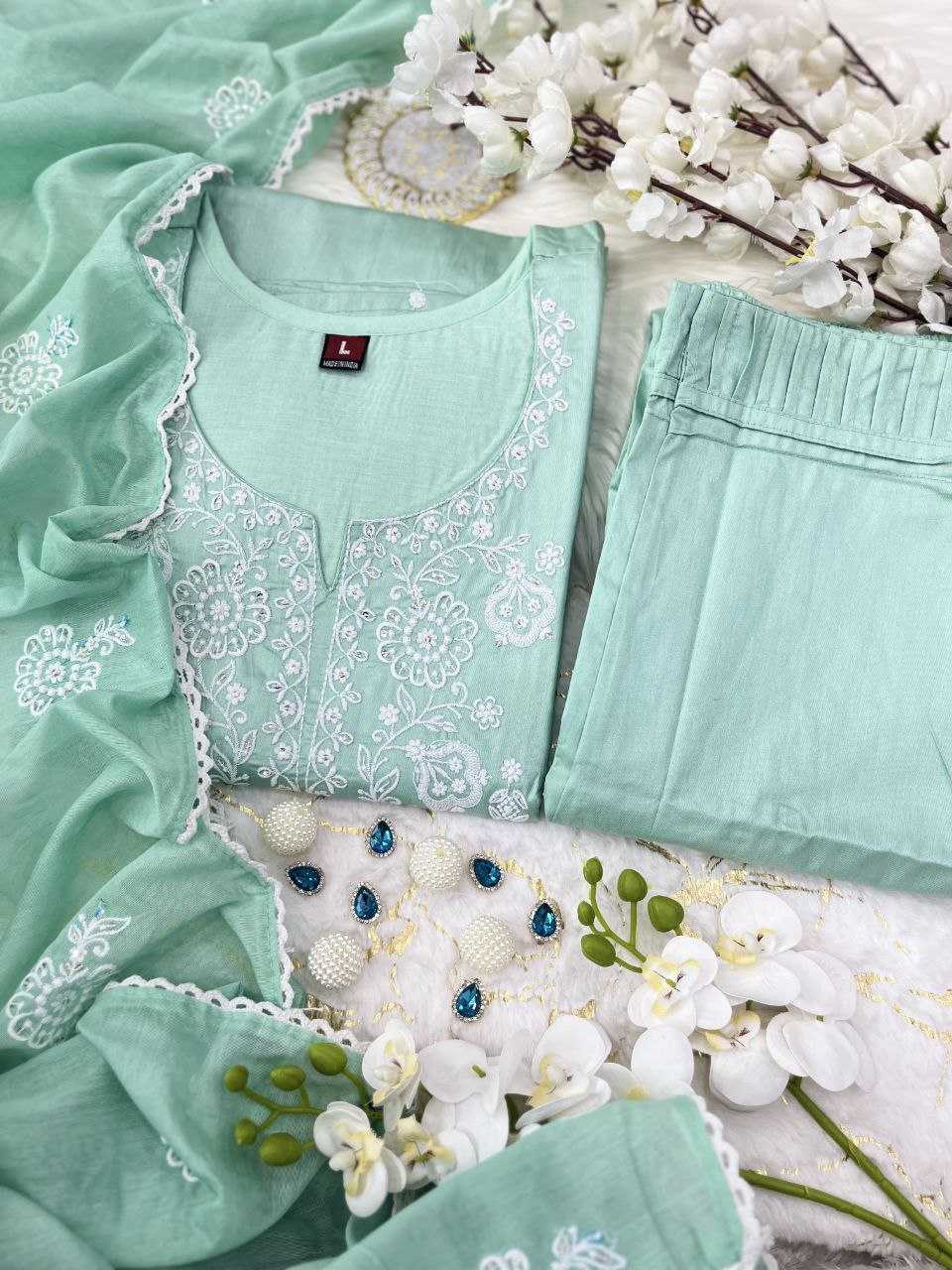 YNF MUSLIN KESH209 BHC03 SUITS & DRESSES WHOLESALE LADIES ZARI WORK EMBROIDERY SUIT MANUFACTURER