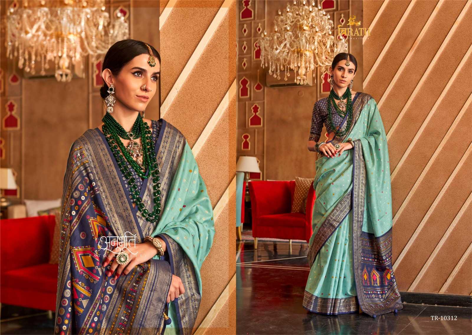 YNF PURE SILK TRIRATH KESH235 HAAT PATOLA CLOTHING BRANDS WHOLESALE SAREES MANUFACTURER  - Kapda Export