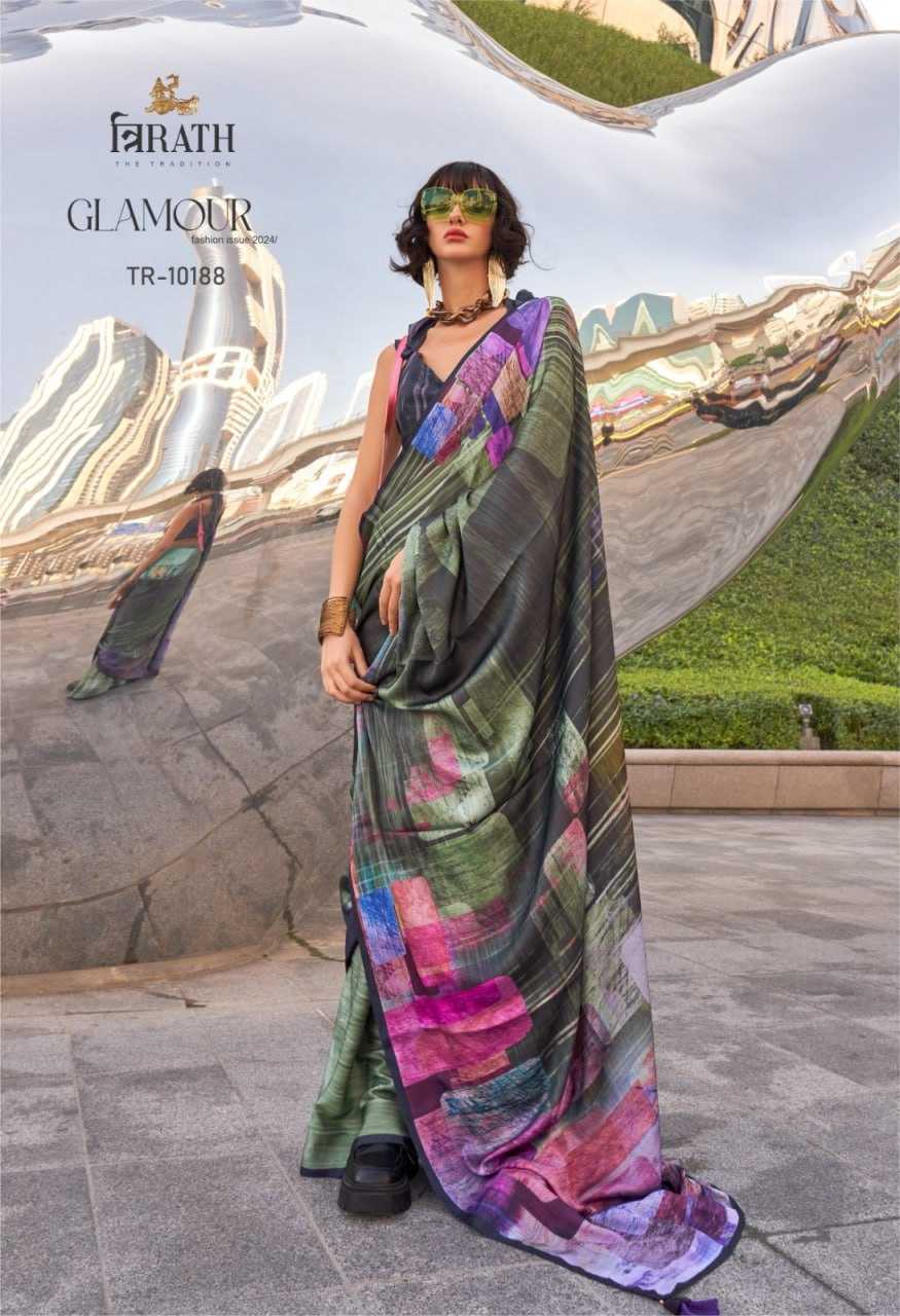 YNF SATIN KESH113 Glamour CLOTHING BRANDS WHOLESALE TRIRATH SAREES MANUFACTURER