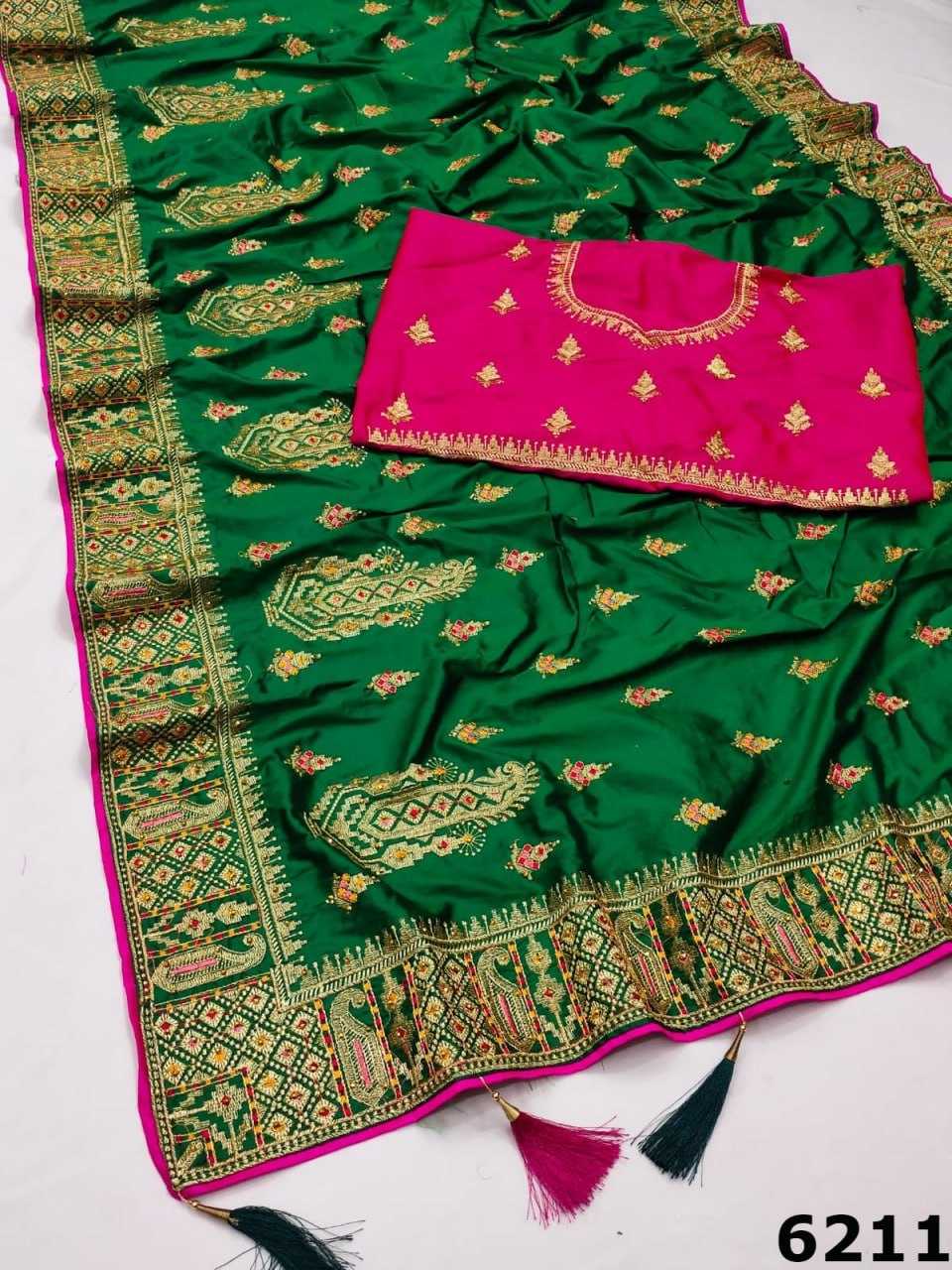 YNF SOFT SILK KESH114 6211 SILK SAREES WHOLESALE DESIGNER SILK SOFT SILK EMBROIDERED SILK SAREES MANUFACTURER- Kapda Export