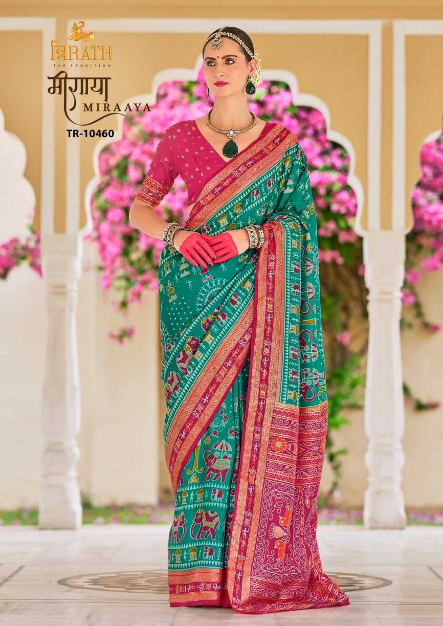 YNF SOFT SILK TRIRATH KESH235 MIRAAYA CLOTHING BRANDS WHOLESALE SAREES MANUFACTURER- Kapda Export