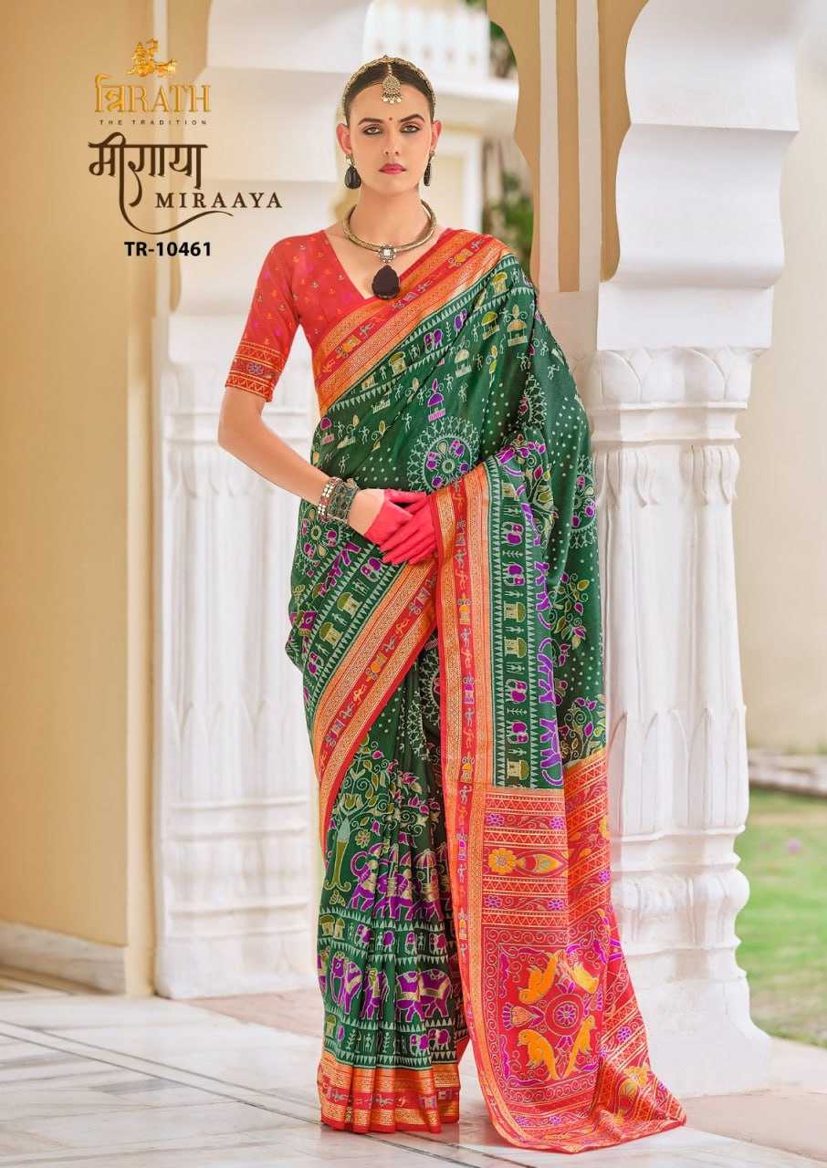 YNF SOFT SILK TRIRATH KESH235 MIRAAYA CLOTHING BRANDS WHOLESALE SAREES MANUFACTURER- Kapda Export