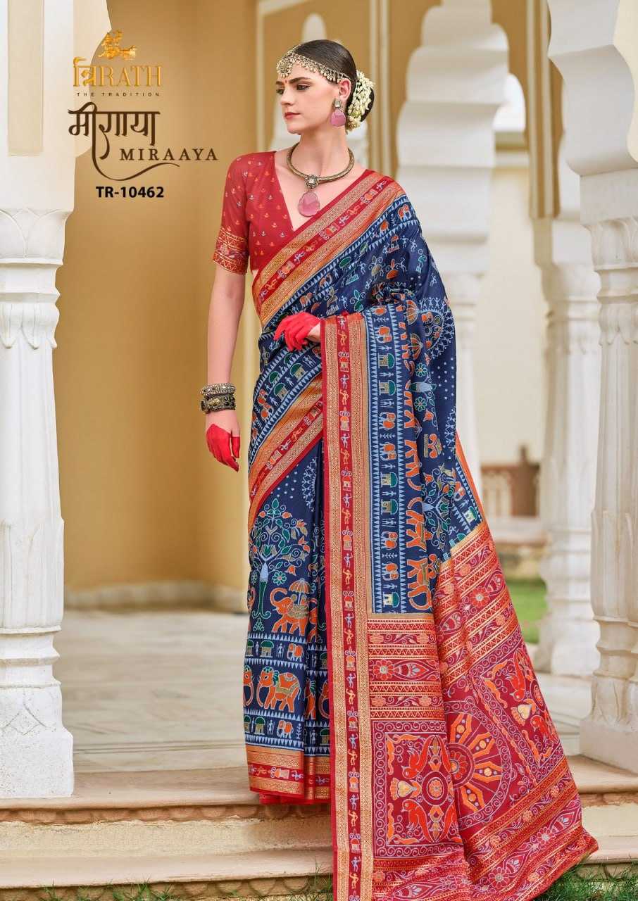 YNF SOFT SILK TRIRATH KESH235 MIRAAYA CLOTHING BRANDS WHOLESALE SAREES MANUFACTURER- Kapda Export