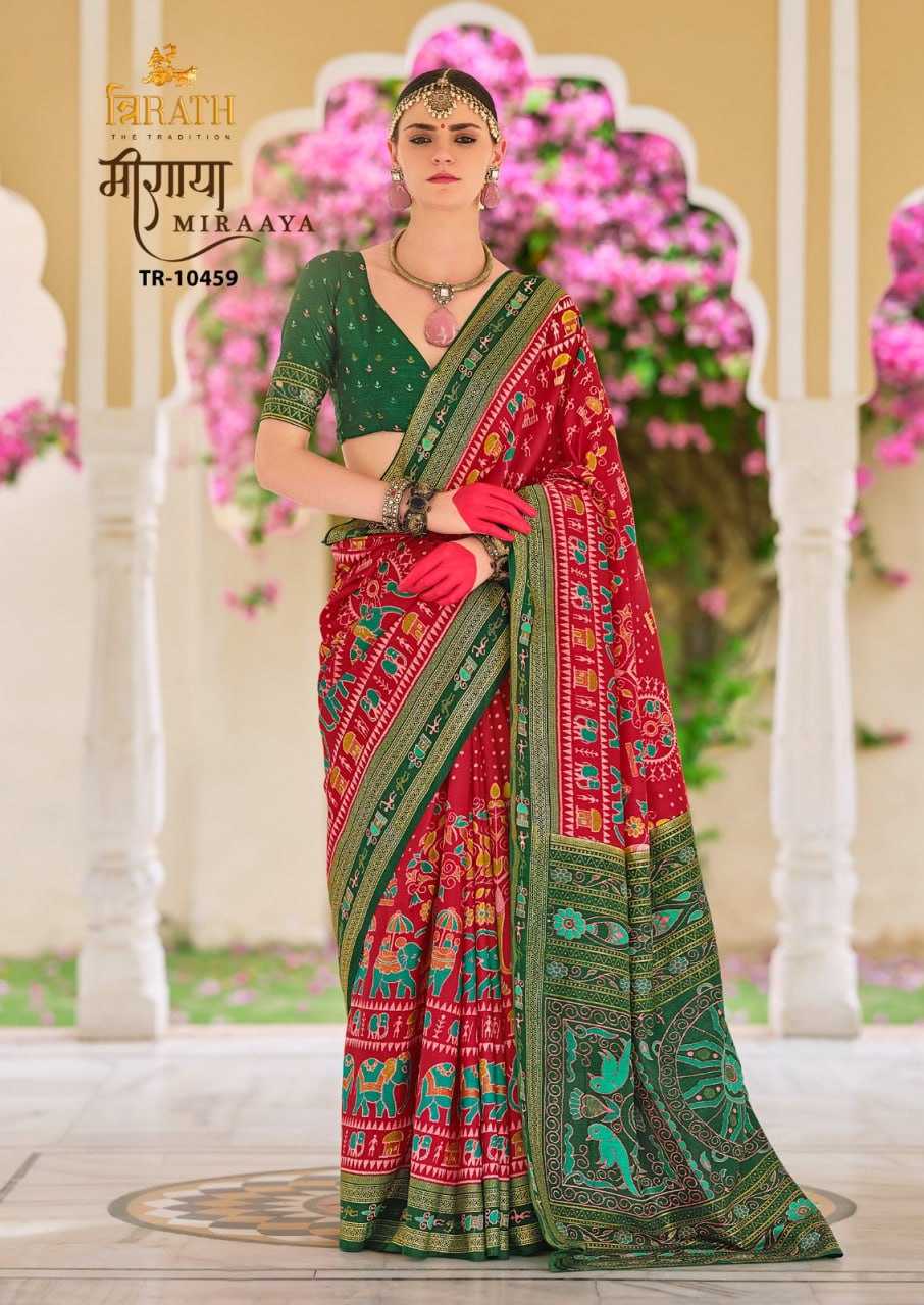 YNF SOFT SILK TRIRATH KESH235 MIRAAYA CLOTHING BRANDS WHOLESALE SAREES MANUFACTURER- Kapda Export