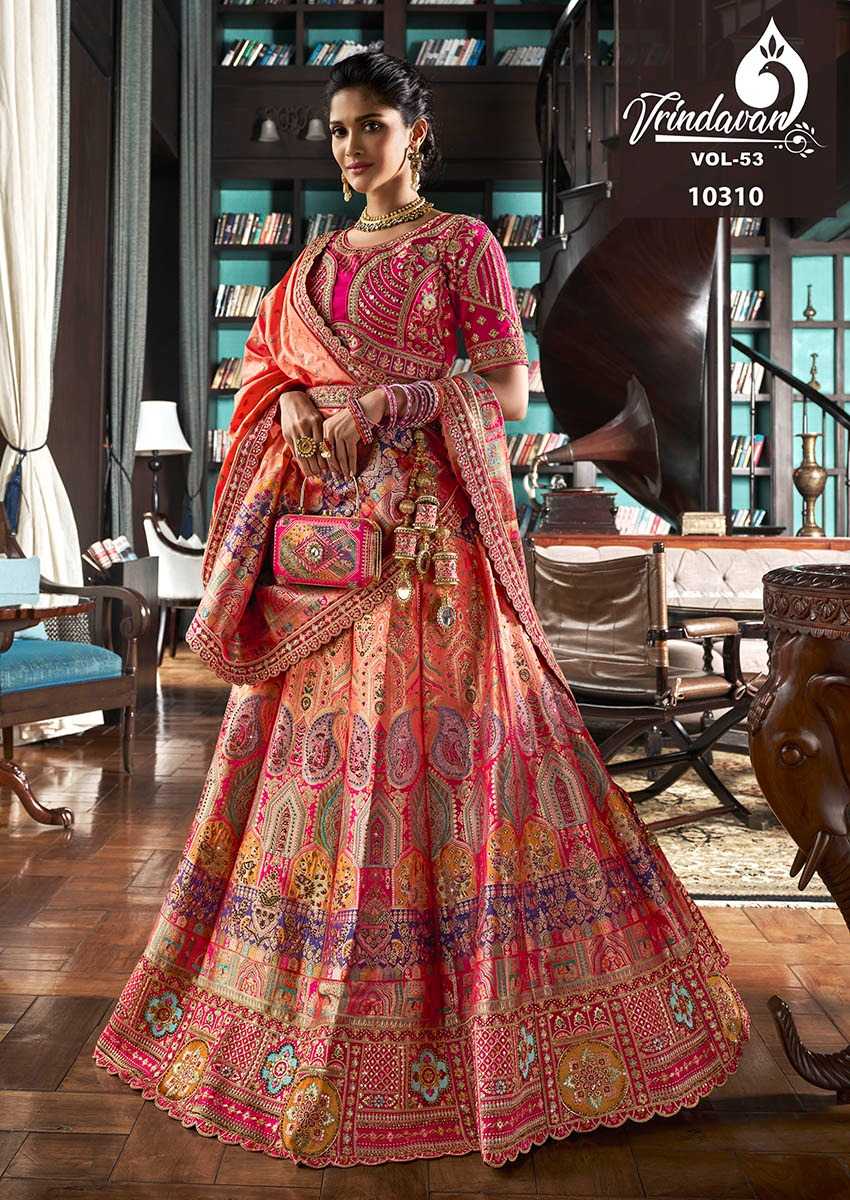 YNF SOFT SILK VRINDAVAR KESH235 VOL 53 CLOTHING BRANDS WHOLESALE LEHENGA MANUFACTURER- Kapda Export