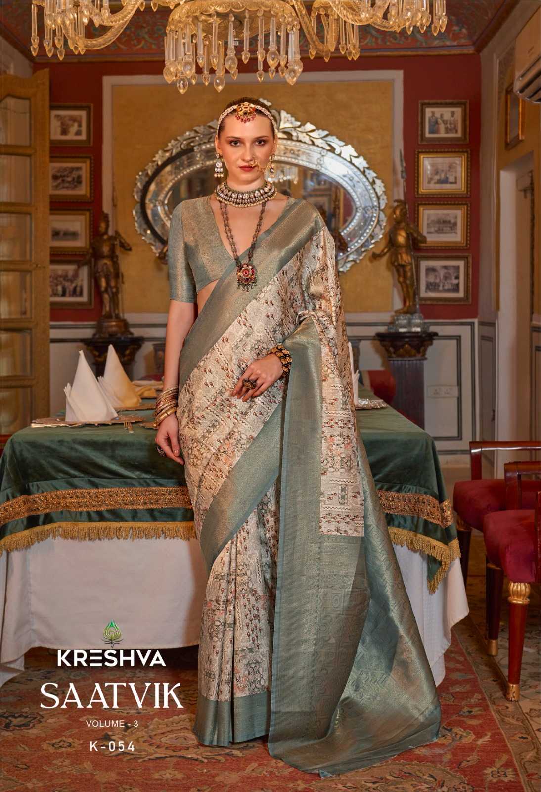 YNF TUSSAR SILK SINDHURI KESH235 SAATVIK-3 CLOTHING BRANDS WHOLESALE SAREES MANUFACTURER- Kapda Export