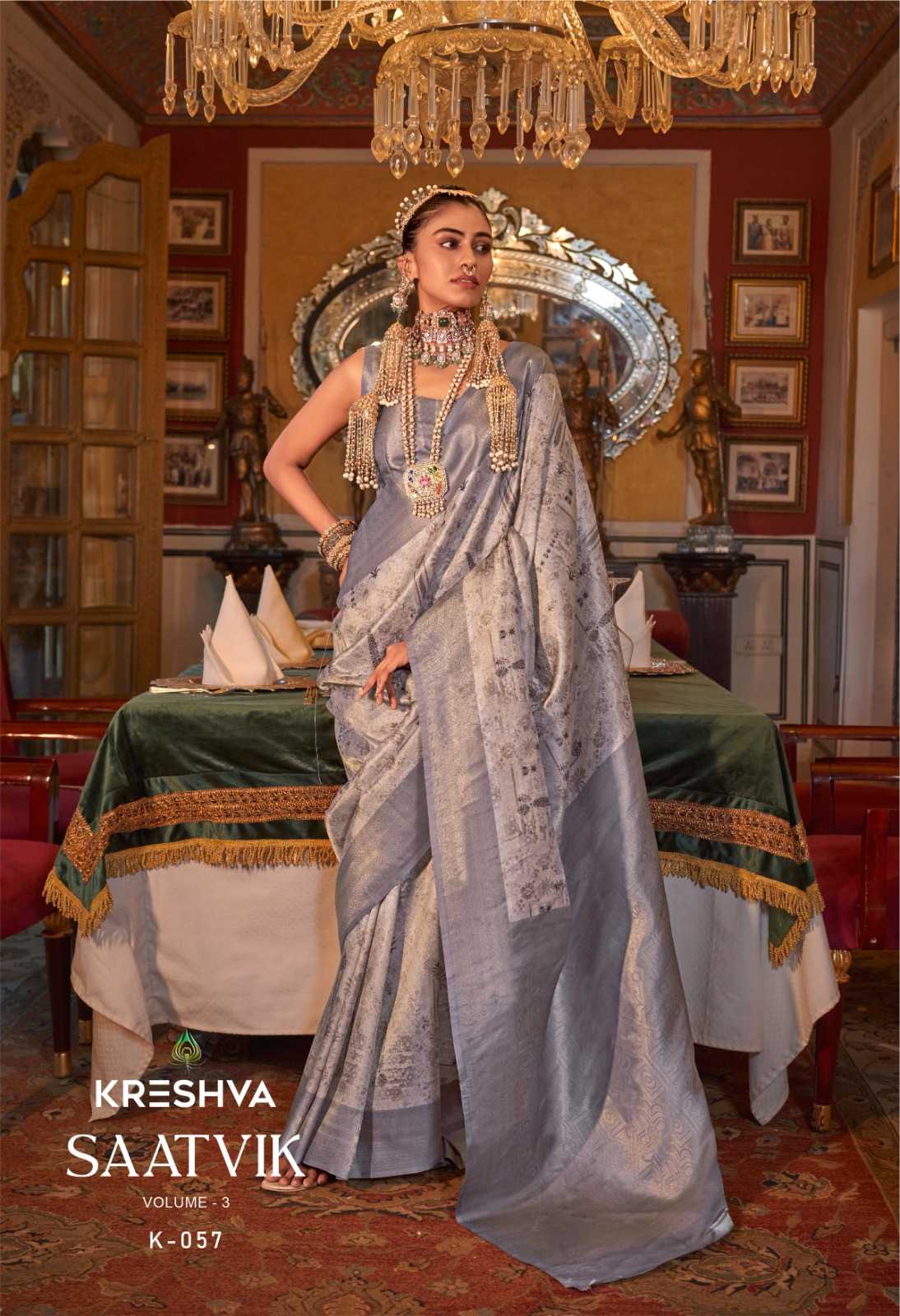 YNF TUSSAR SILK SINDHURI KESH235 SAATVIK-3 CLOTHING BRANDS WHOLESALE SAREES MANUFACTURER- Kapda Export