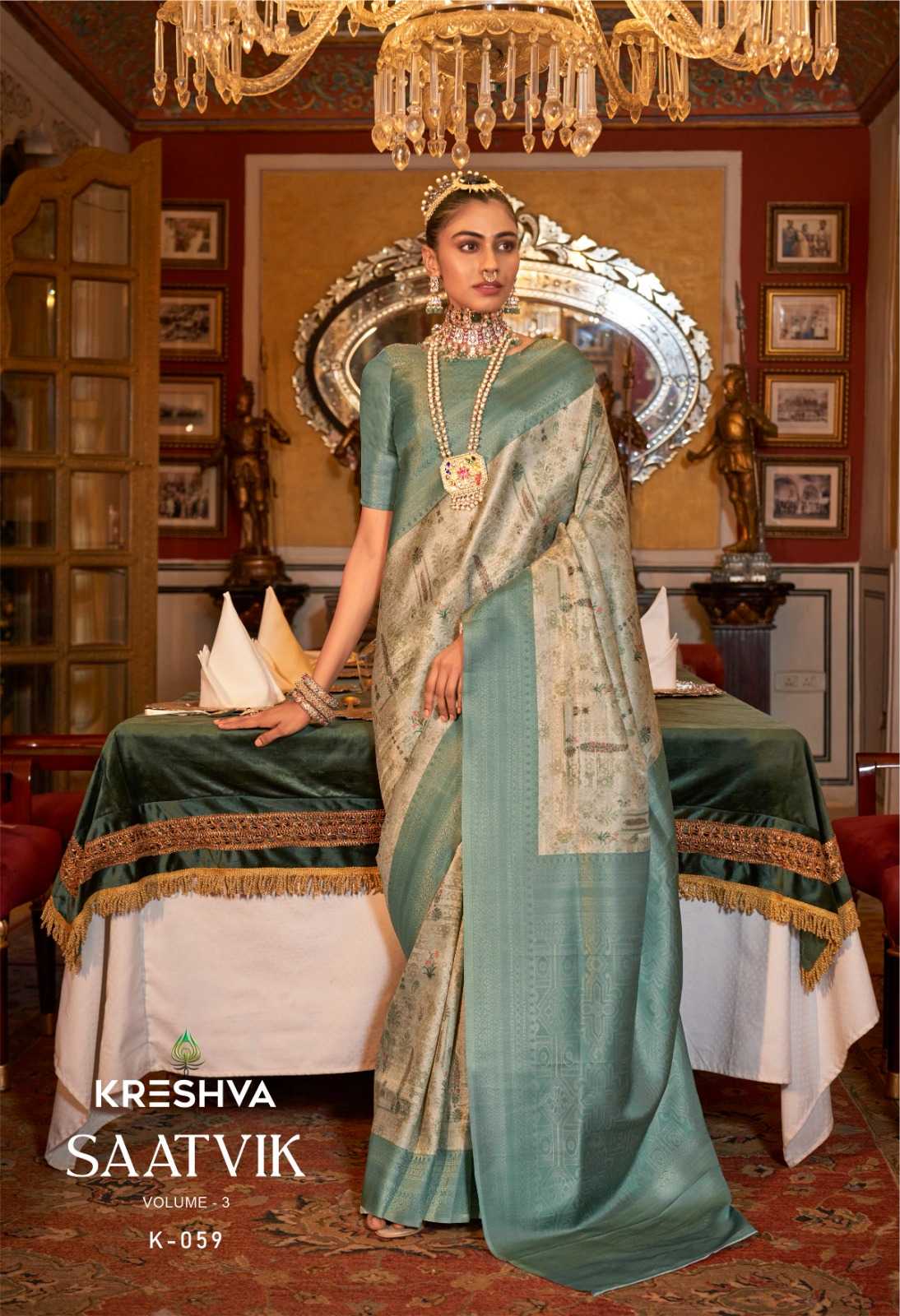 YNF TUSSAR SILK SINDHURI KESH235 SAATVIK-3 CLOTHING BRANDS WHOLESALE SAREES MANUFACTURER- Kapda Export