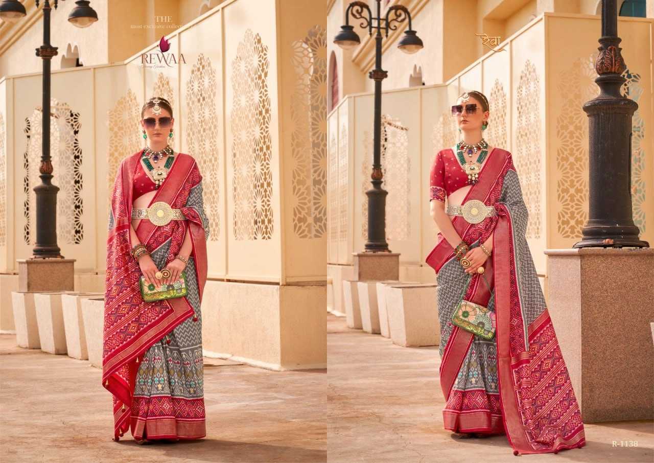 YNF VISCOSE SILK KESH113 Patola Hit Series CLOTHING BRANDS WHOLESALE REWAA SAREES MANUFACTURER