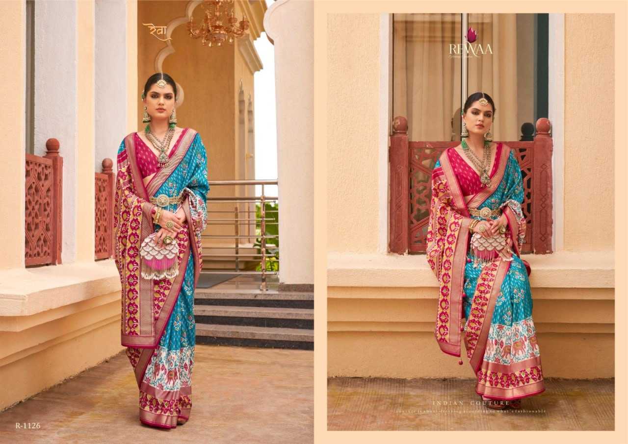 YNF VISCOSE SILK KESH113 Patola Hit Series CLOTHING BRANDS WHOLESALE REWAA SAREES MANUFACTURER