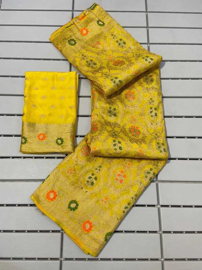 YNF BANARASI SOFT SILK RIN138 RLC01 SAREES WHOLESALE BANARASI SILK PURE ZARI SILK BRORDER SILK SAREES MANUFACTURER- Kapda Export