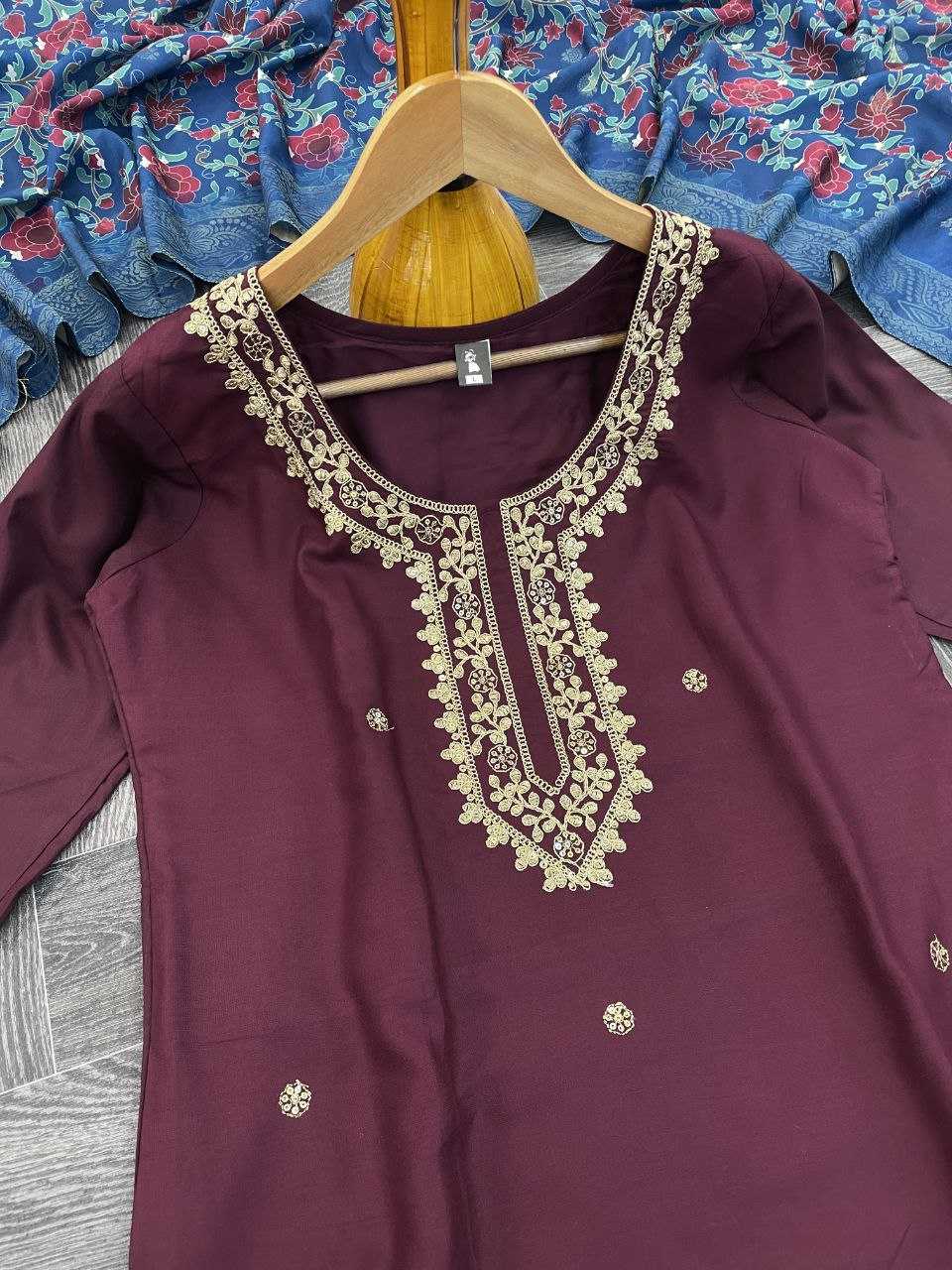 YNF CHANDERI COTTON RIN174 RUSHITA SUITS & DRESSES WHOLESALE CHANDERI  EMBROIDERY LADIES SUITS MANUFACTURE- Kapda Export