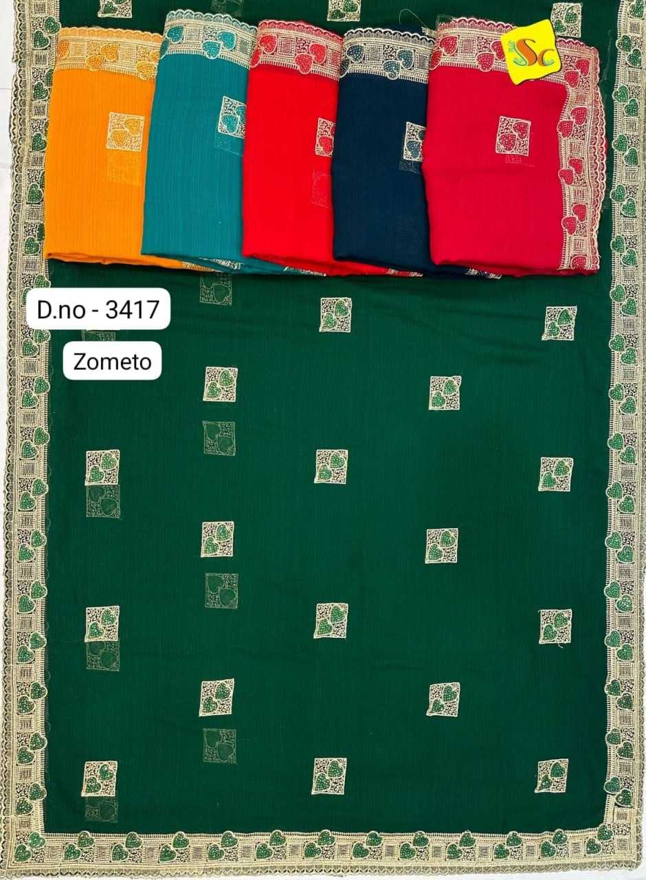 YNF CHIFFON KESH114 RSRM03 SAREES WHOLESALE TRADITIONAL EMBROIDERED LADIES CHIFFON SAREES MANUFACTURER- Kapda Export