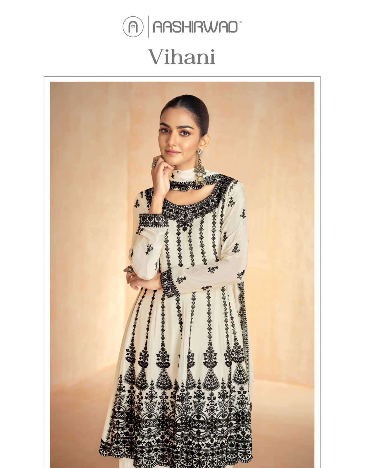 YNF CHINON AASHIRWAD KESH233 VIHANI CLOTHING BRANDS WHOLESALE SUITS MANUFACTURER- Kapda Export