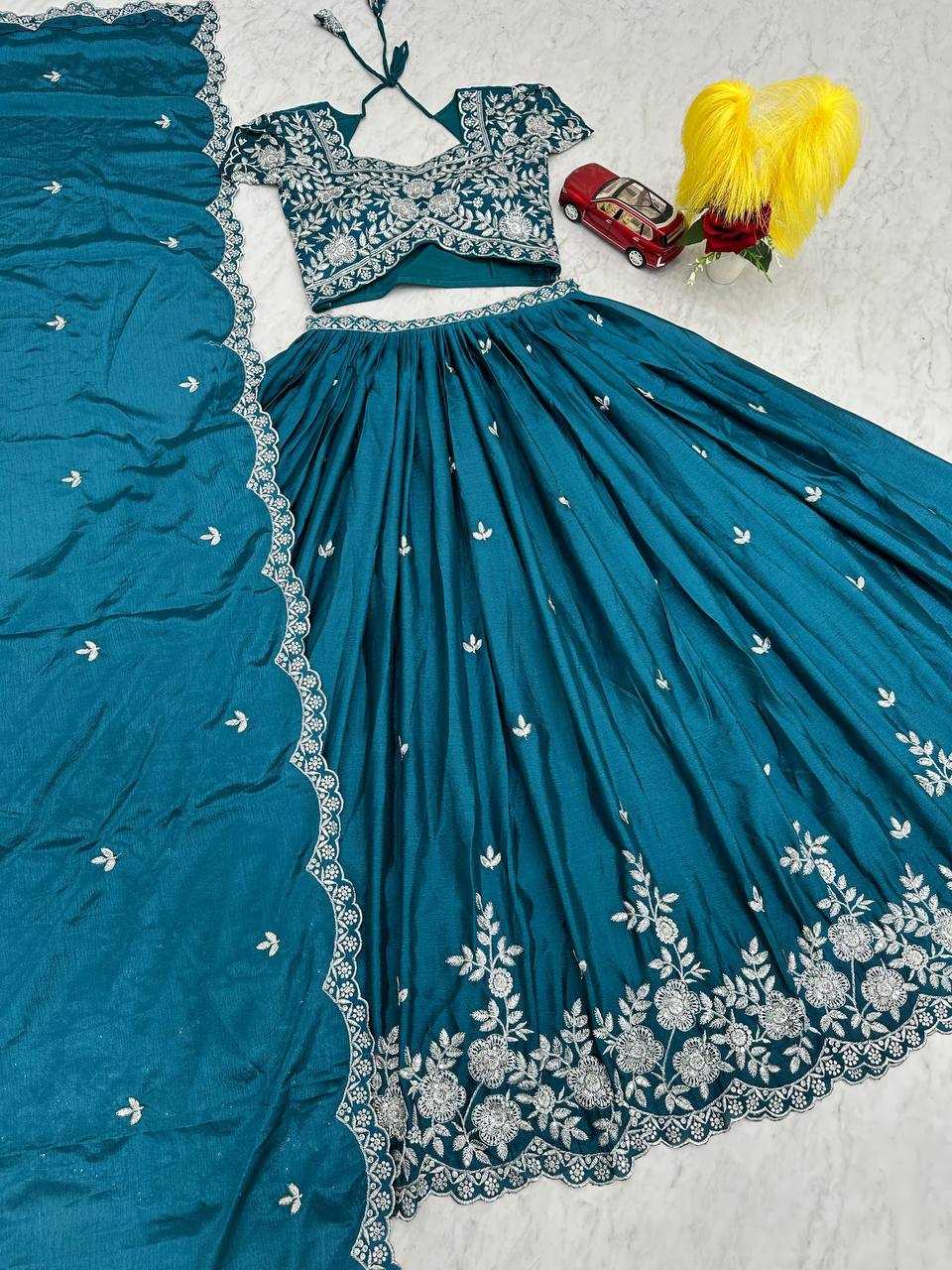 YNF CHINON KESH120 207 LEHENGAS WHOLESALE TRADITIONAL WEDDING EMBROIDERED LEHENGAS MANUFACTURER- Kapda Export