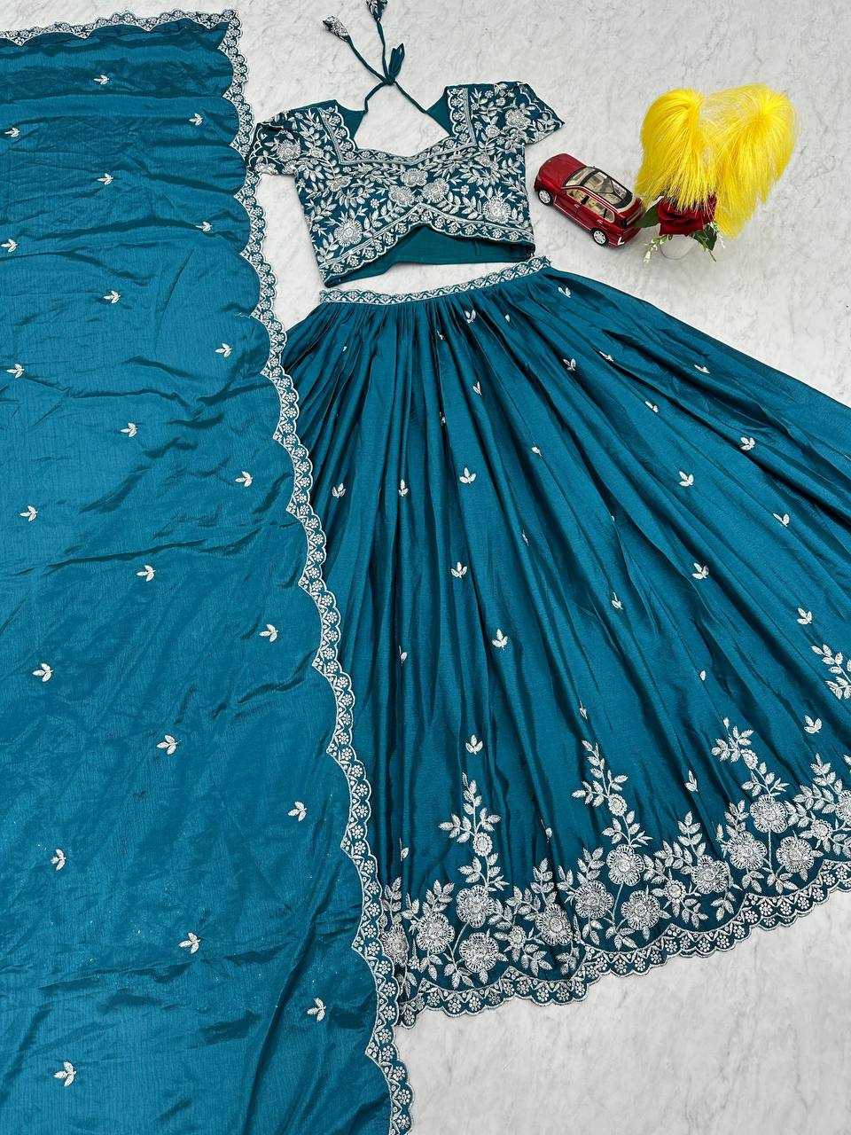 YNF CHINON KESH120 207 LEHENGAS WHOLESALE TRADITIONAL WEDDING EMBROIDERED LEHENGAS MANUFACTURER- Kapda Export