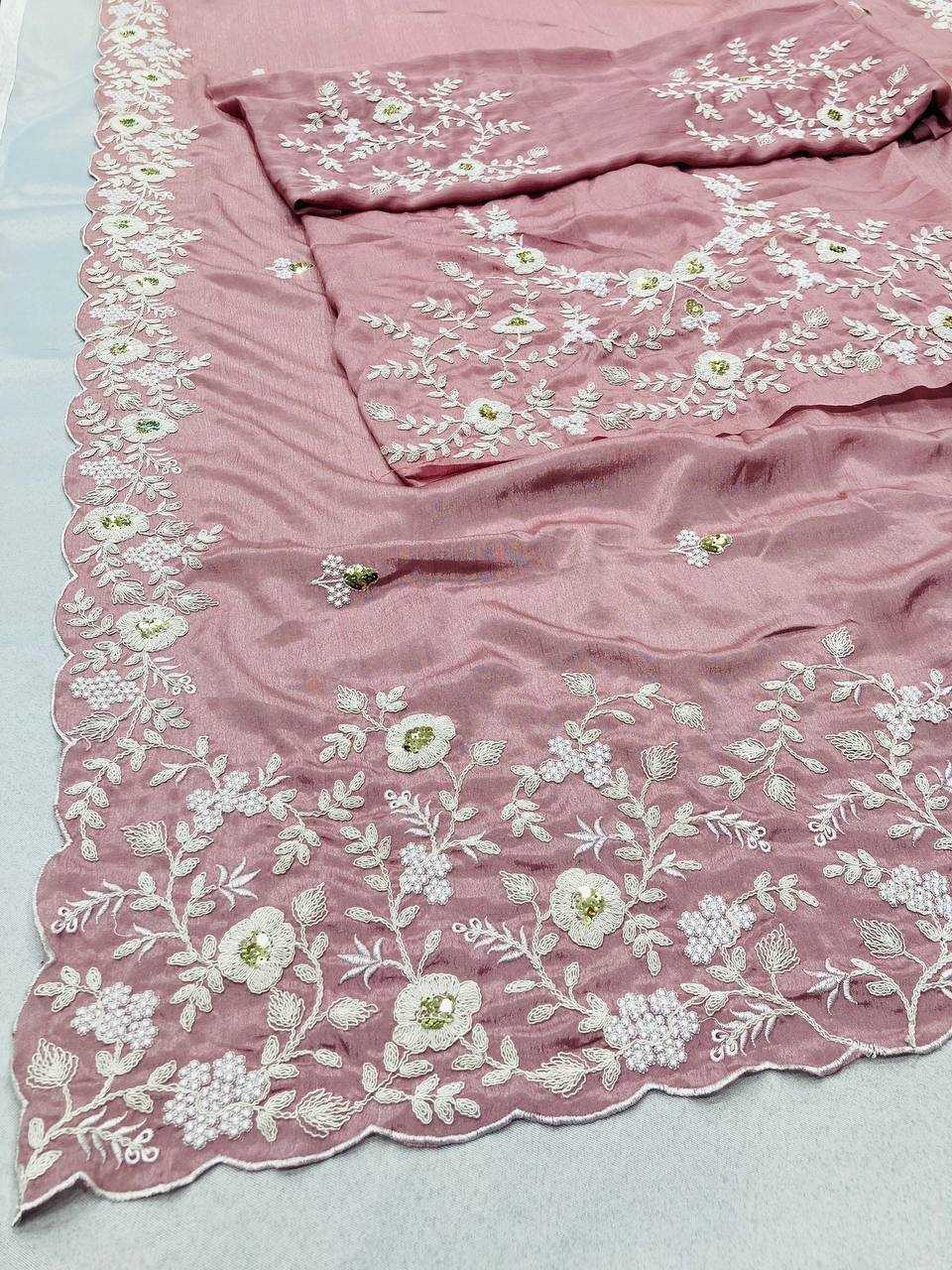 YNF CHINON SILK RIN188 Bhakti WHOLESALE PARTY WEAR TRADITIONAL DESIGNER LADIES  SAREES MANUFACTURER- Kapda Export