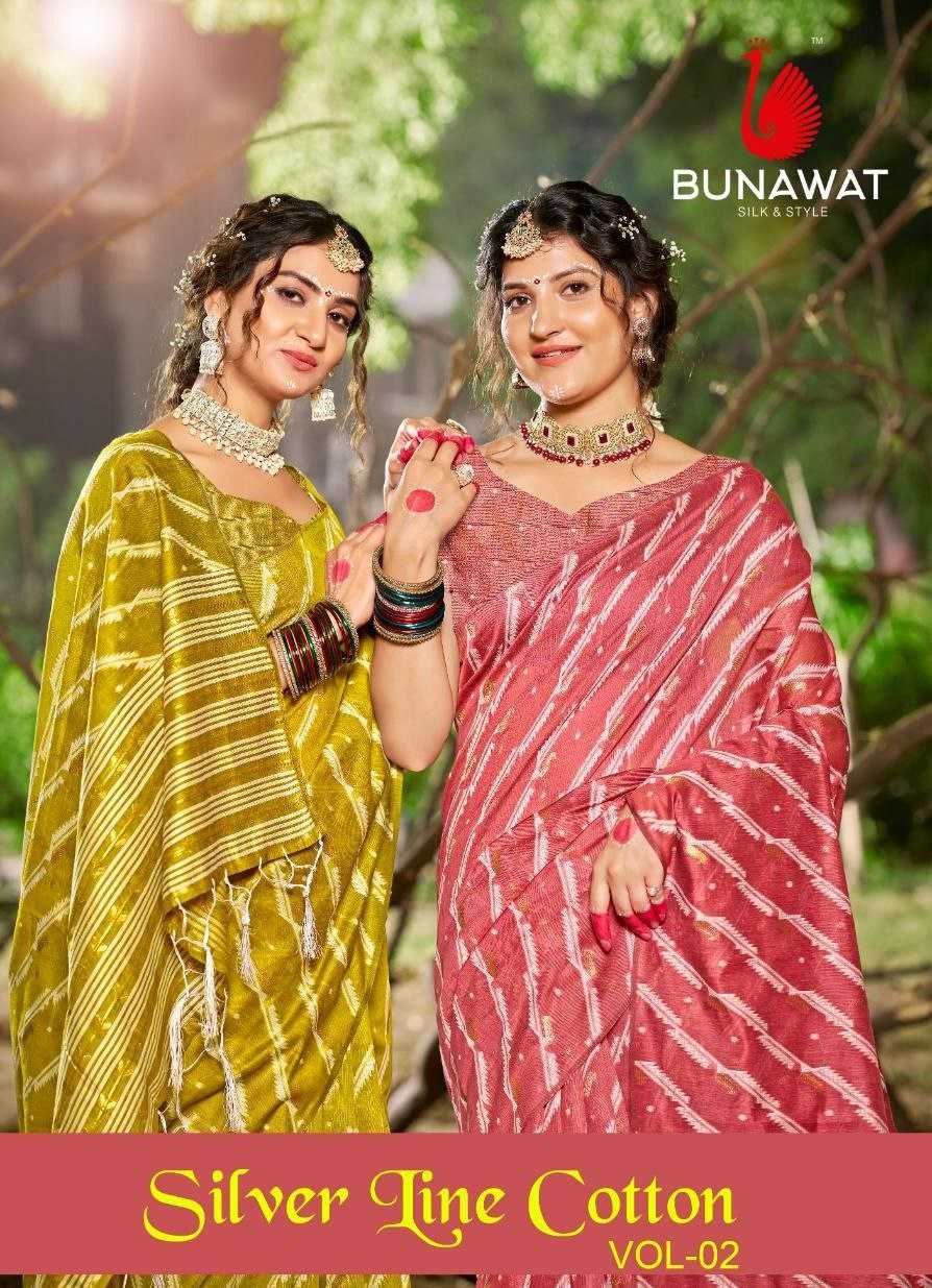 YNF COTTON BUNAWAT RIN195 VOL-02 CLOTHING BRANDS WHOLESALE SAREES MANUFACTURER- Kapda Export