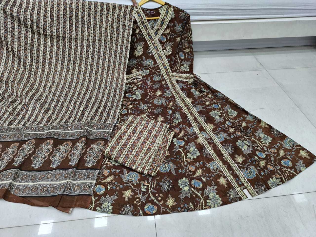 YNF COTTON KESH257 TAC03 WHOLESALE PARTY WEAR PRINTED ANARAKLI GOWNS MANUFACTURER- Kapda Export