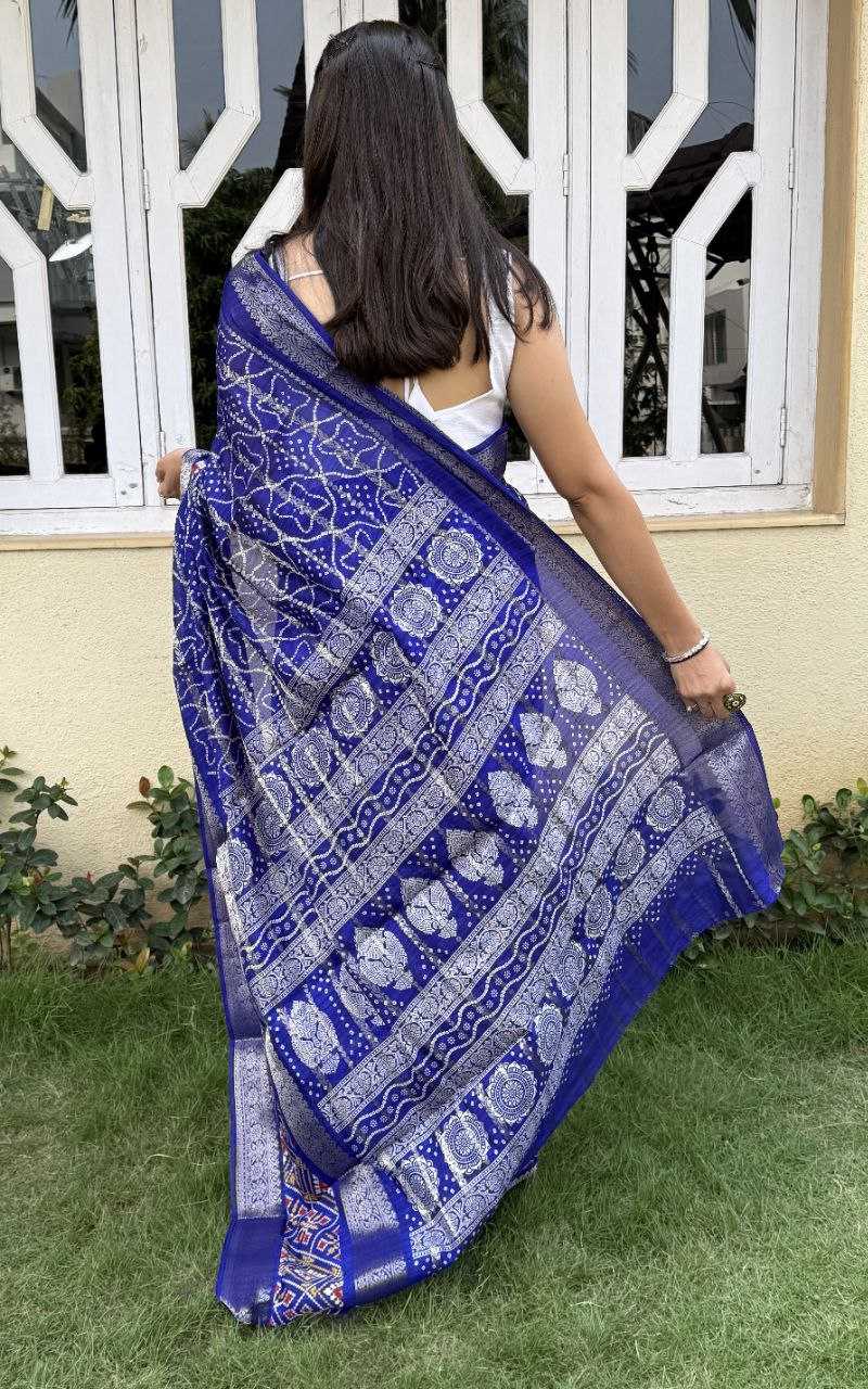 YNF COTTON SILK KESH117 RWC47 SAREES WHOLESALE SILK ZARI BORDER SILK COTTON FESTIVE BLUE SAREES MANUFACTURER- Kapda Export