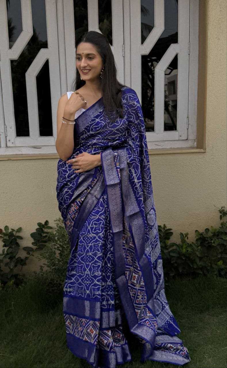 YNF COTTON SILK KESH117 RWC47 SAREES WHOLESALE SILK ZARI BORDER SILK COTTON FESTIVE BLUE SAREES MANUFACTURER- Kapda Export