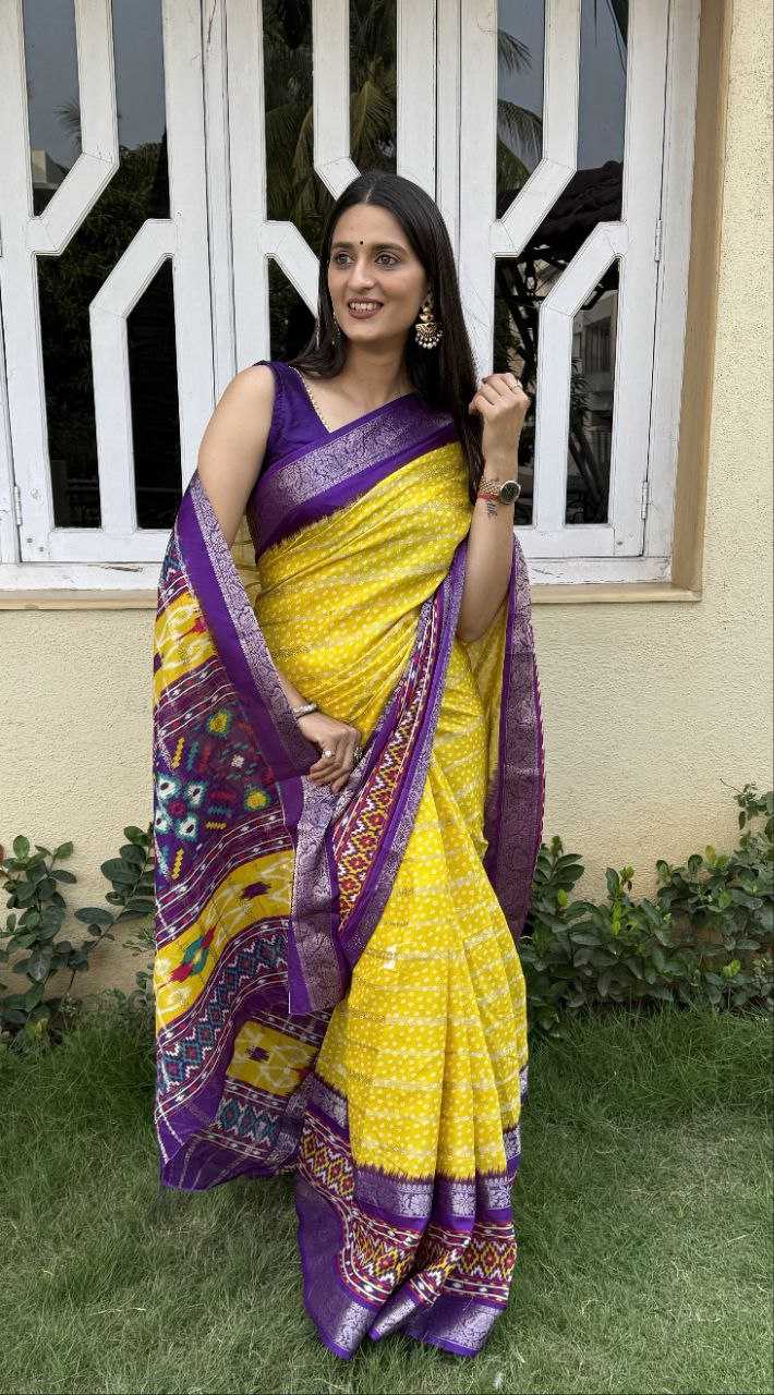 YNF COTTON SILK KESH117 RWC52 SAREES WHOLESALE HALDI OUTFITS COTTON BANDHANI YELLOW SAREES MANUFACTURER- Kapda Export