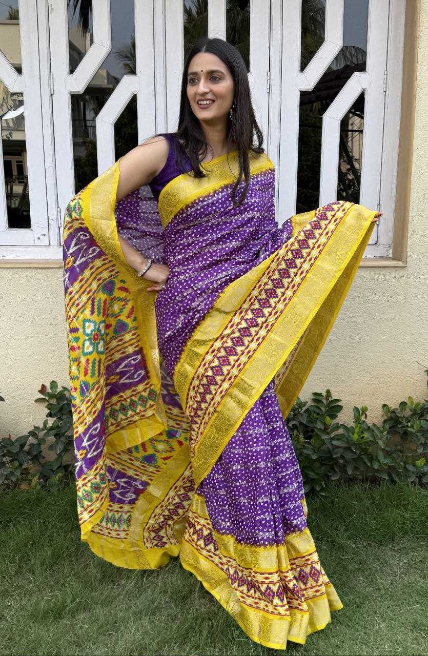 YNF COTTON SILK KESH117 RWC54 SILK SAREES WHOLESALE COTTON SILK UNIFORM BANDHANI SAREES MANUFACTURER- Kapda Export