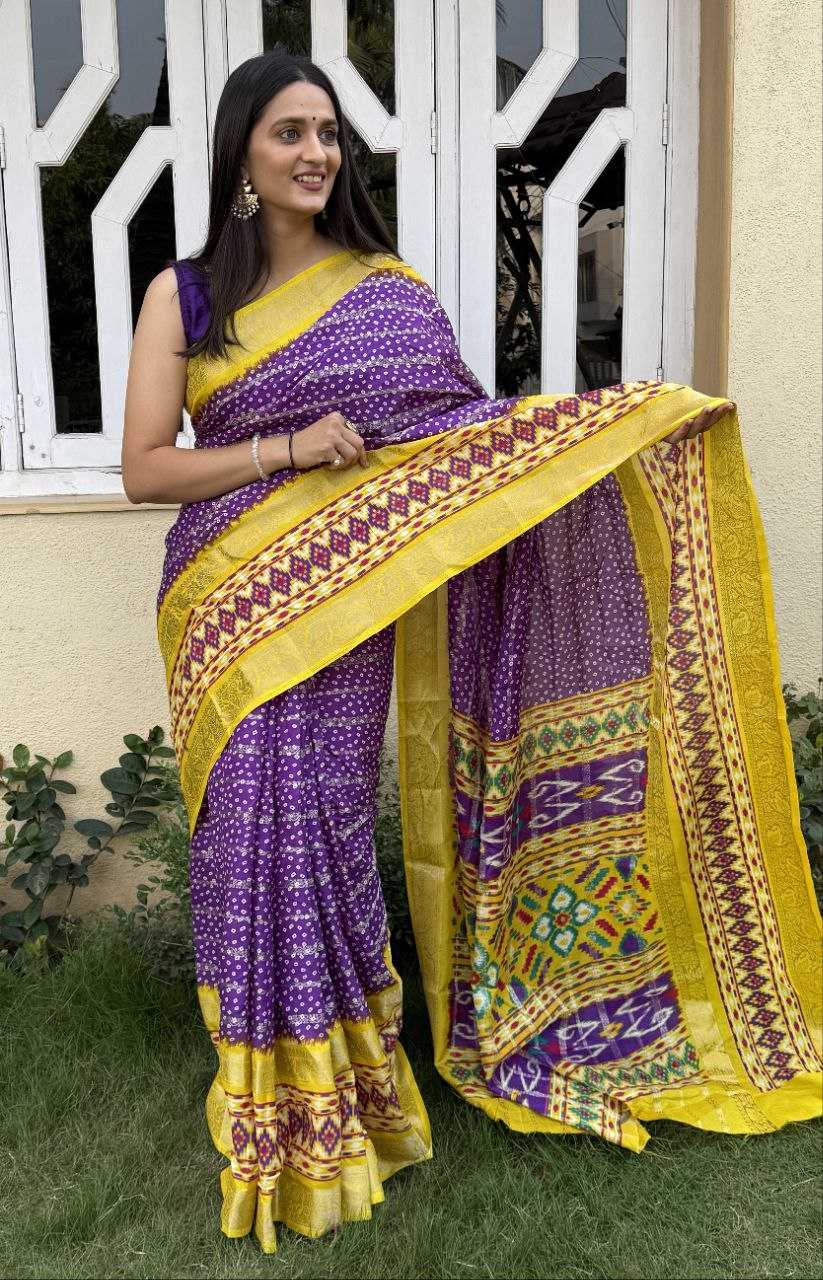 YNF COTTON SILK KESH117 RWC54 SILK SAREES WHOLESALE COTTON SILK UNIFORM BANDHANI SAREES MANUFACTURER- Kapda Export