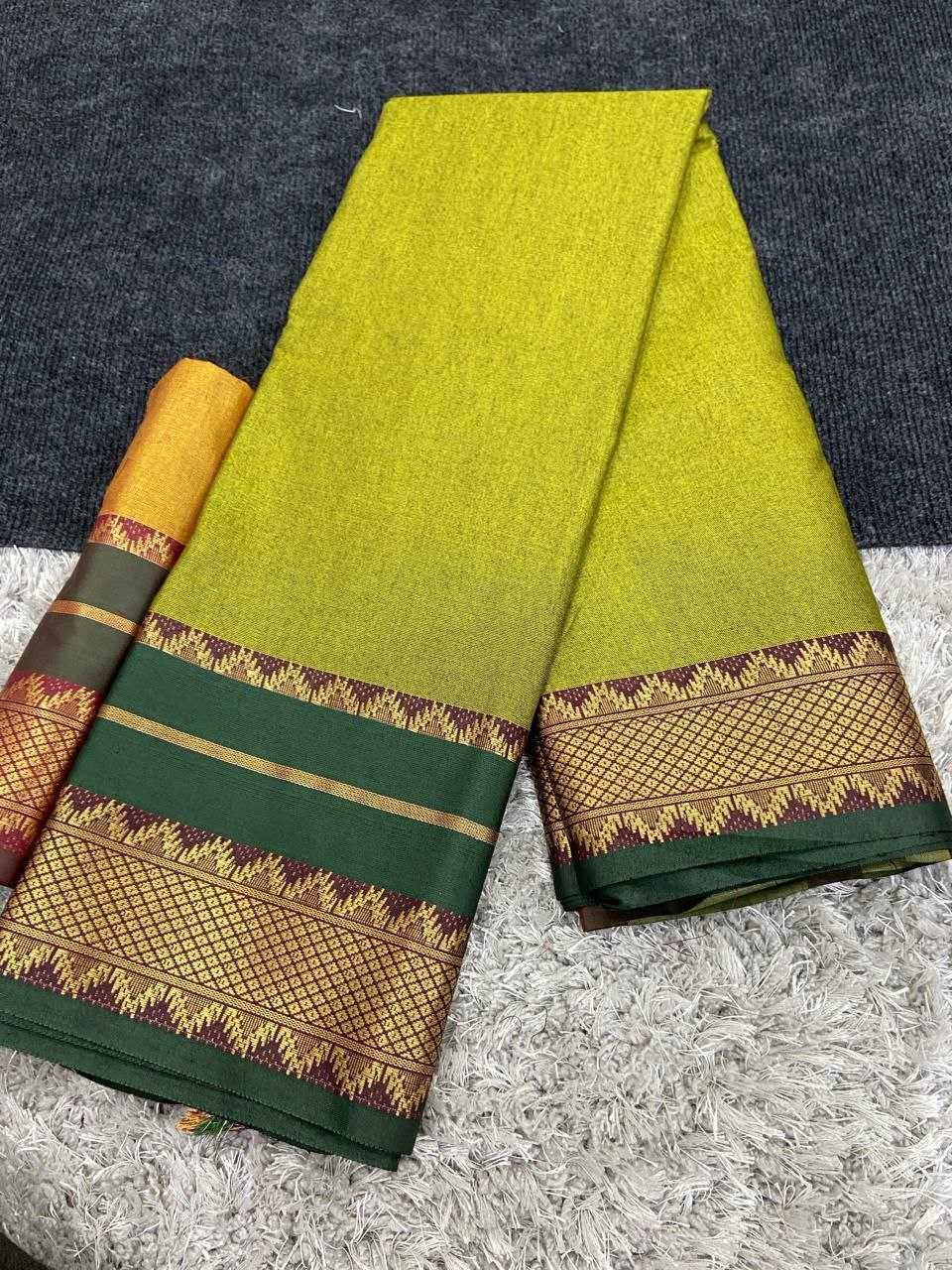 YNF COTTON SILK KESH245 RNF03 SAREES WHOLESALE JACQUARD ZARI BORDER COTTON SILK SAREES MANUFACTURER- Kapda Export