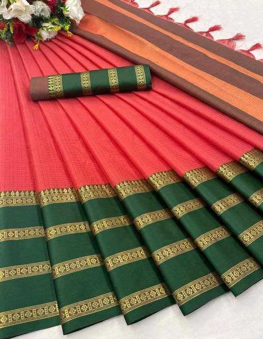 YNF COTTON SILK KESH245 RNF07 SAREES WHOLESALE JACQUARD COTTON SILK SAREES MANUFACTURER- Kapda Export