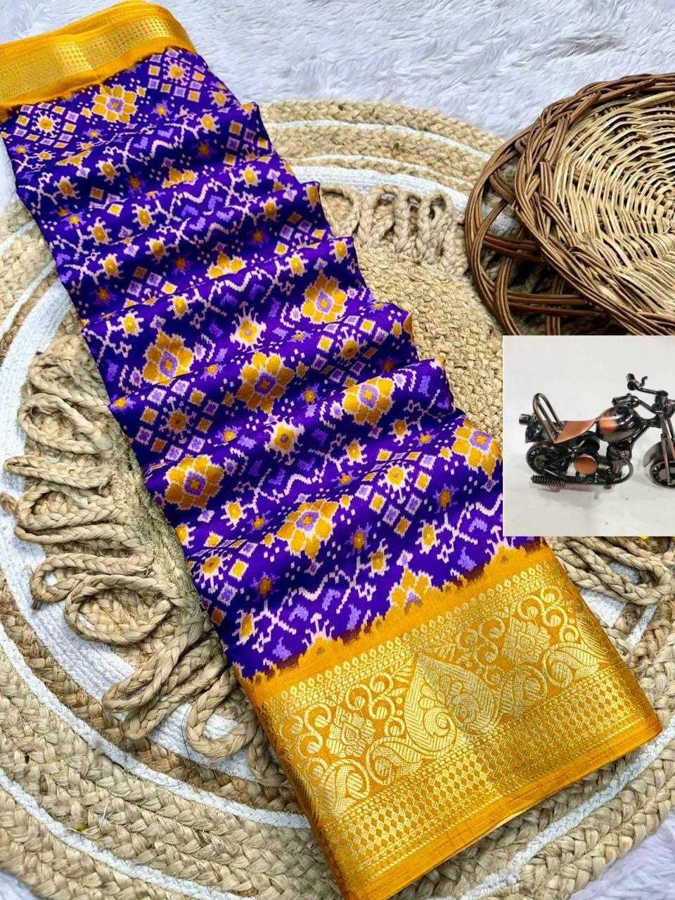 YNF DOLA SILK KESH117 RWC89 SILK SAREES WHOLESALE DOLA SILK ZARI BORDER SILK PATOLA SILK SAREES MANUFACTURER- Kapda Export