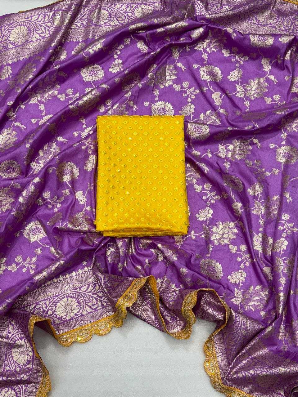 YNF DOLA SILK KESH213 RIN14 SAREES WHOLESALE DOLA SILK PURE ZARI SILK PURPLE SAREES MANUFACTURER- Kapda Export