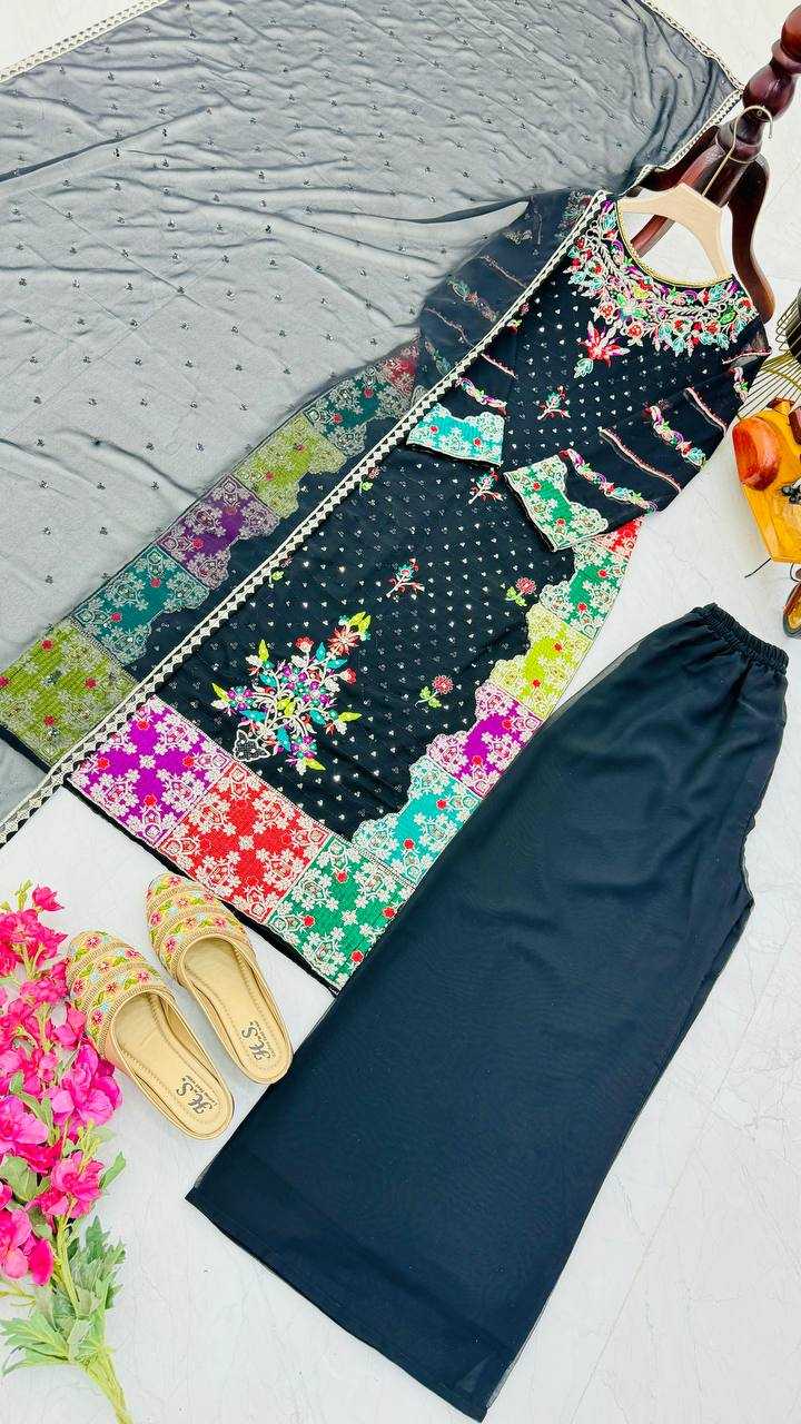 YNF FAUX GEORGETT KEKESH158 9003 SUITS & DRESSES WHOLESALE EMBROIDERED GEORGETTE LADIES WEDDING PAKISTANI SUITS MANUFACTURER- Kapda Export