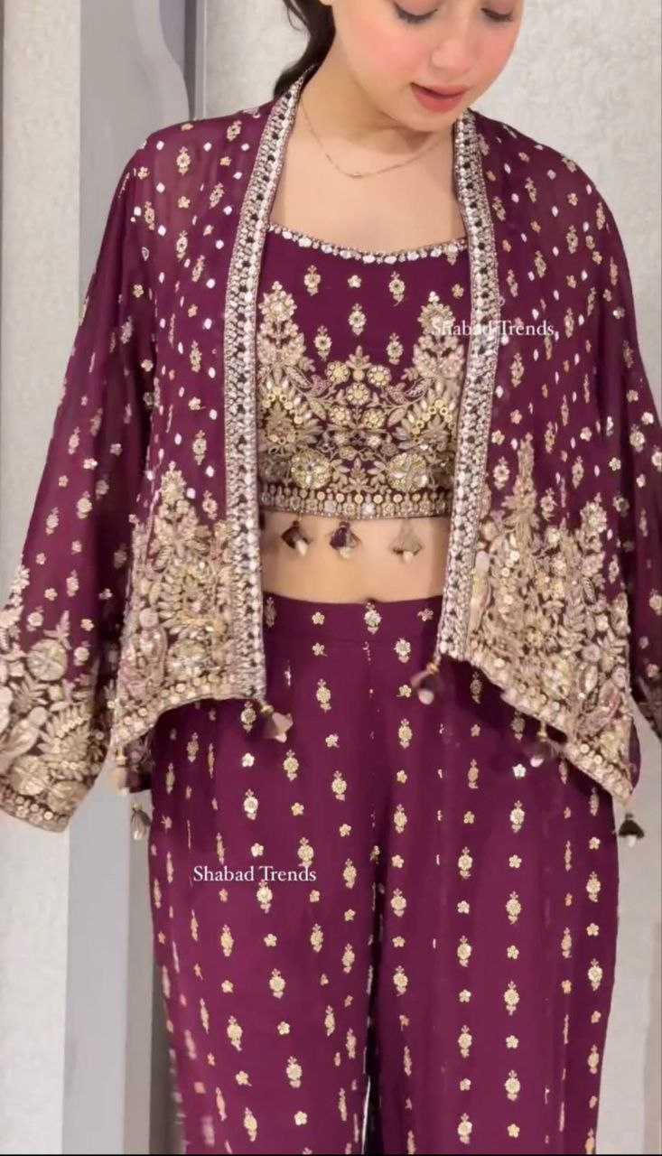 YNF FAUX GEORGETTE KESH176 146 SUITS & DRESSES SHARARA SALWAR EMBROIDERY GEORGETTE WEDDING SUITS MANUFACTUR- Kapda Export