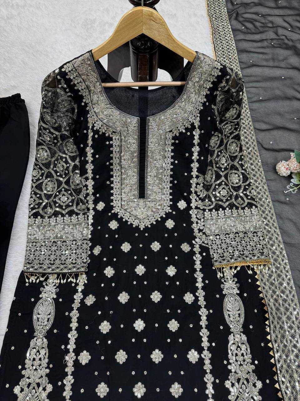 YNF FAUX GEORGETTE RIN169 5782 SUITS & DRESSES WHOLESALE EMBROIDERY PAKISTANI LADIES GEORGETTE SUITS MANUFACTURER- Kapda Export