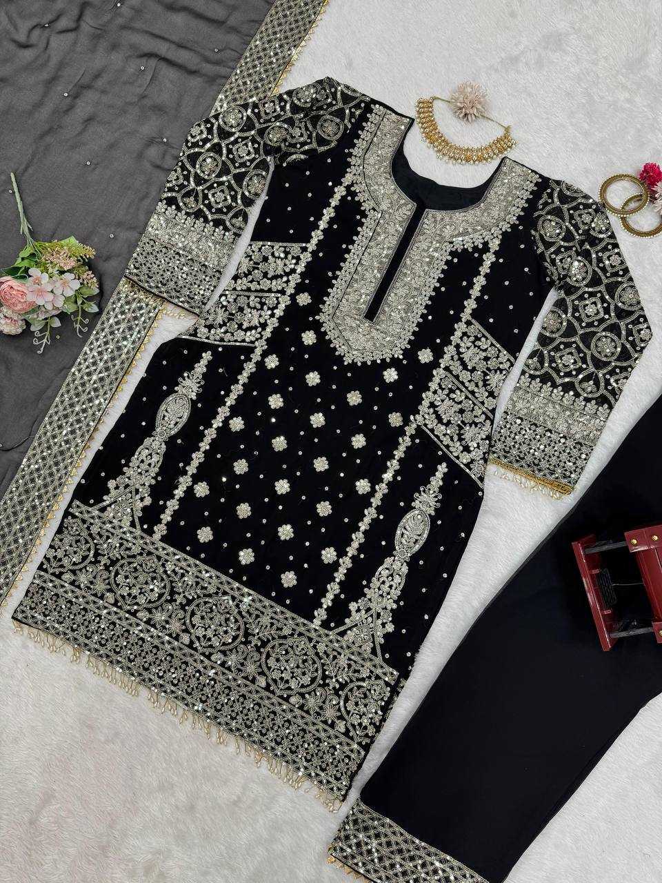 YNF FAUX GEORGETTE RIN169 5782 SUITS & DRESSES WHOLESALE EMBROIDERY PAKISTANI LADIES GEORGETTE SUITS MANUFACTURER- Kapda Export