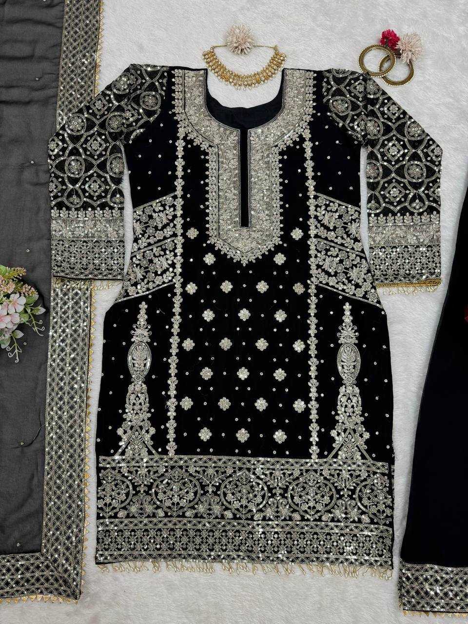 YNF FAUX GEORGETTE RIN169 5782 SUITS & DRESSES WHOLESALE EMBROIDERY PAKISTANI LADIES GEORGETTE SUITS MANUFACTURER- Kapda Export