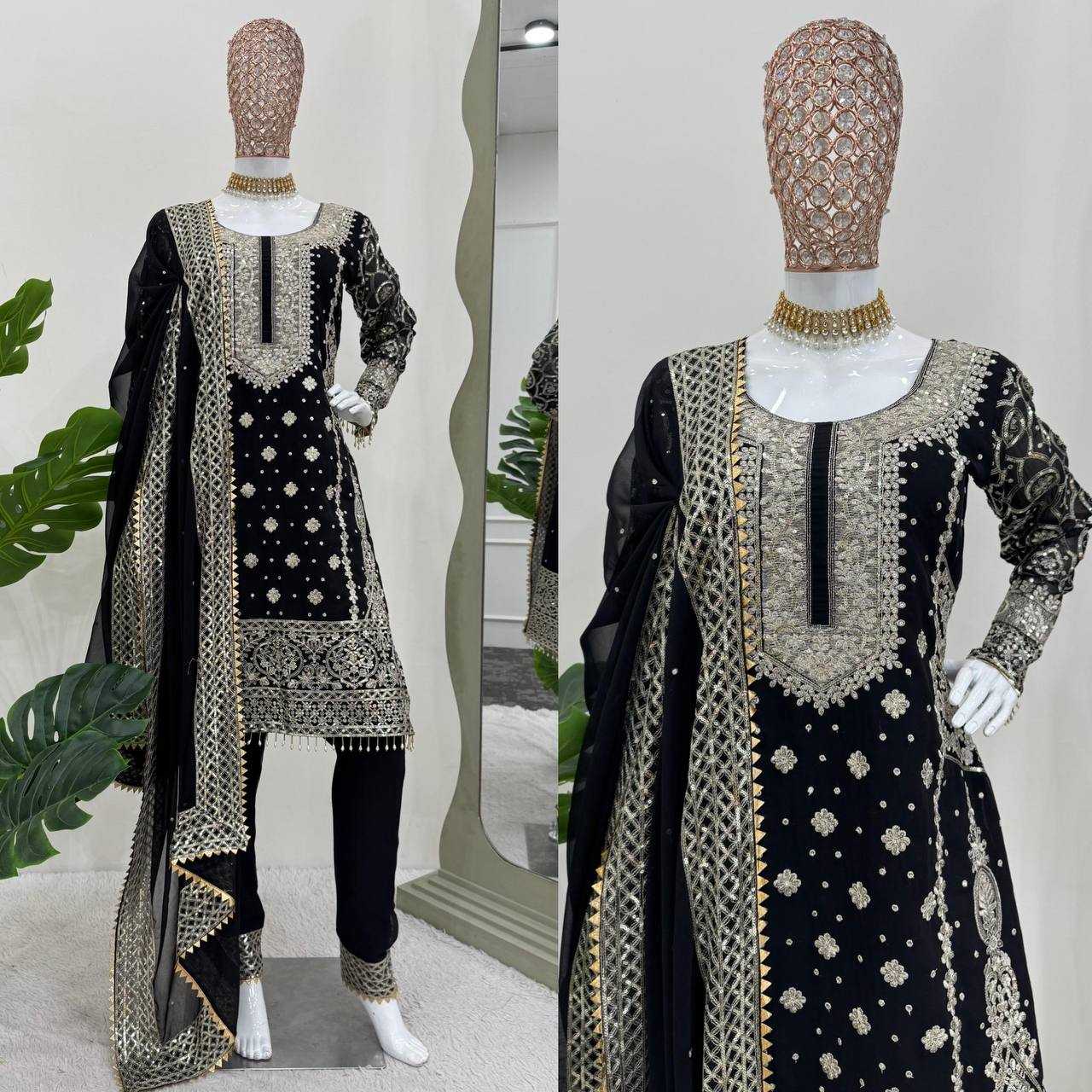 YNF FAUX GEORGETTE RIN169 5782 SUITS & DRESSES WHOLESALE EMBROIDERY PAKISTANI LADIES GEORGETTE SUITS MANUFACTURER- Kapda Export