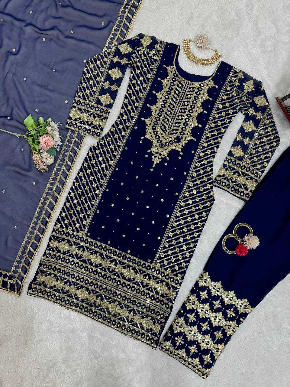 YNF FAUX GEORGETTE RIN169 5785 SUITS & DRESSES WHOLESALE PAKISTANI EMBROIDERY GEORGETTE EID COLLECTIONS SUITS MANUFACTURE- Kapda Export