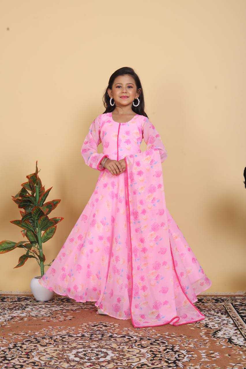 YNF FAUX GEORGETTERIN154 191 KIDS WEAR WHOLESALE KIDS GOWNS KIDS TRADITIONAL OUTFITS KIDS ETHNIC GOWNS KIDS FESTIVE WEAR MANUFACTURER- Kapda Export