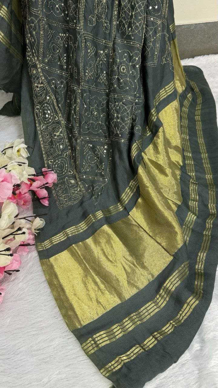 YNF GAJJI SILK KESH196 121 DUPPATA WHOLESALE GAJII MODAL DUPPATA MANUFACTURER- Kapda Export