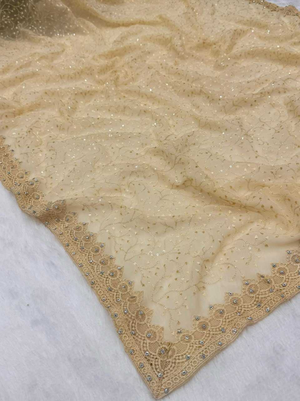 YNF GEORGETTE KESH114 RSRM04 SAREES WHOLESALE TRADITIONAL GEORGETTE PARTY WEAR DESIGNER EMBROIDERED SAREES MANUFACTURER- Kapda Export