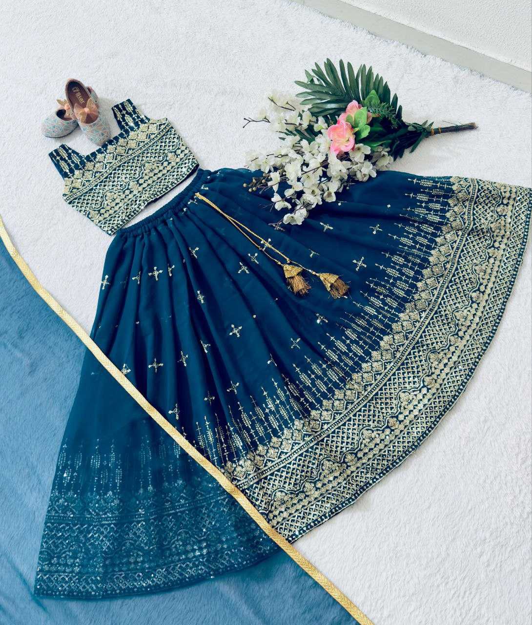 YNF GEORGETTE KESH168 MNT46 KIDS WEAR WHOLESALE KIDS LEHENGA KIDS TRADITIONAL OUTFITS KIDS LEHENGA CHOLI KIDS FESTIVE WEAR KIDS WEDDING OUTFITS MANUFACTURER- Kapda Export