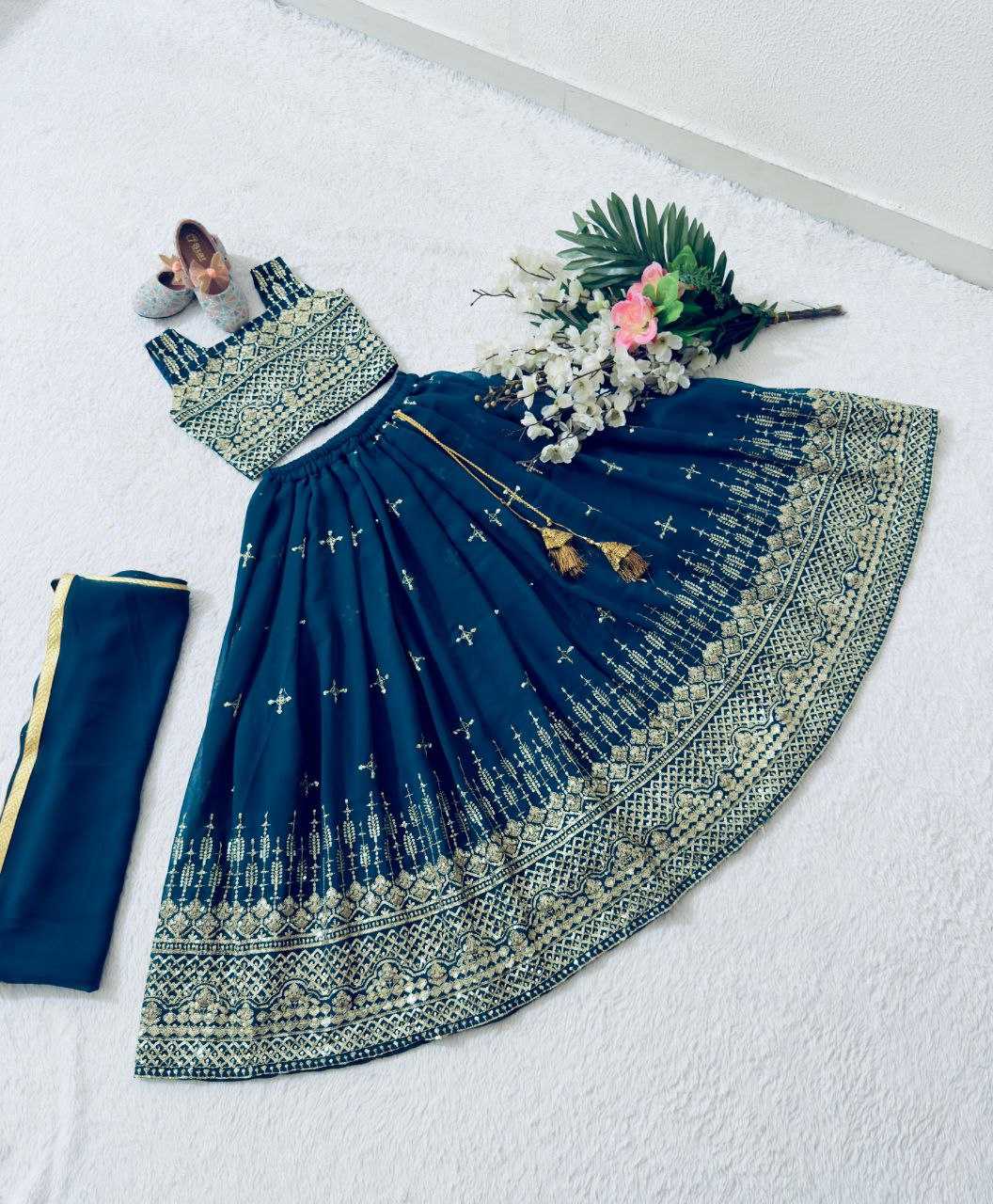 YNF GEORGETTE KESH168 MNT46 KIDS WEAR WHOLESALE KIDS LEHENGA KIDS TRADITIONAL OUTFITS KIDS LEHENGA CHOLI KIDS FESTIVE WEAR KIDS WEDDING OUTFITS MANUFACTURER- Kapda Export