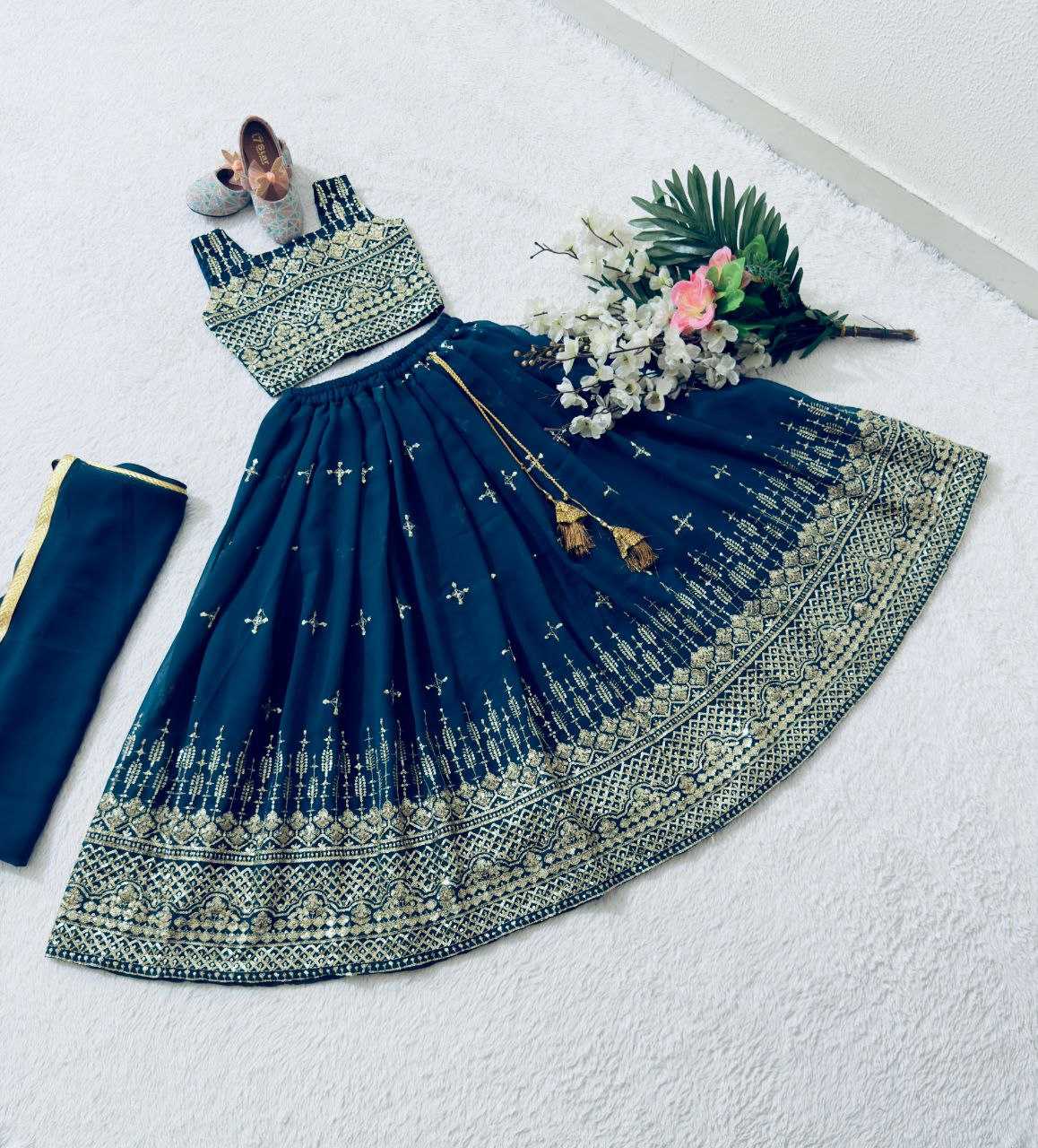 YNF GEORGETTE KESH168 MNT46 KIDS WEAR WHOLESALE KIDS LEHENGA KIDS TRADITIONAL OUTFITS KIDS LEHENGA CHOLI KIDS FESTIVE WEAR KIDS WEDDING OUTFITS MANUFACTURER- Kapda Export