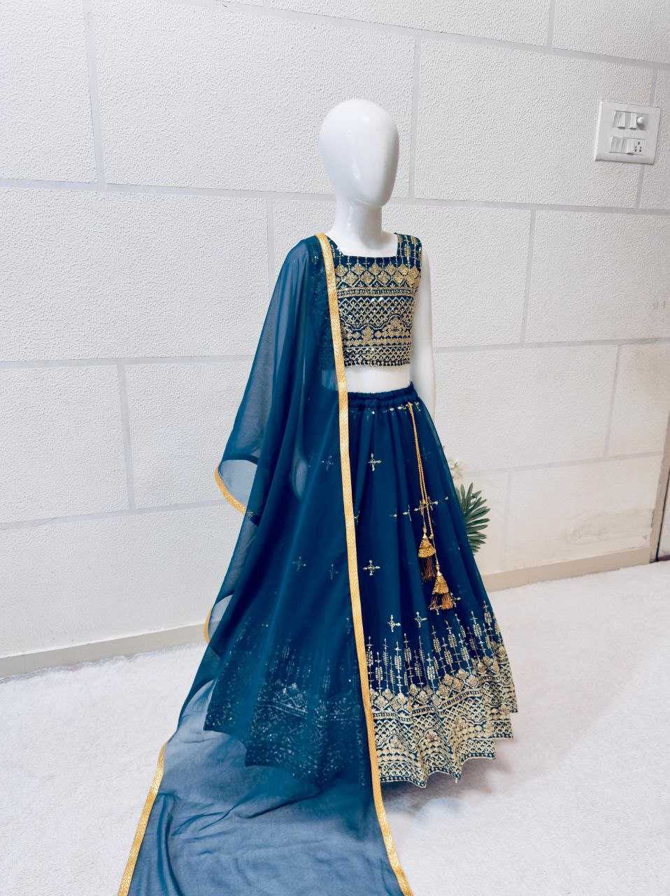 YNF GEORGETTE KESH168 MNT46 KIDS WEAR WHOLESALE KIDS LEHENGA KIDS TRADITIONAL OUTFITS KIDS LEHENGA CHOLI KIDS FESTIVE WEAR KIDS WEDDING OUTFITS MANUFACTURER- Kapda Export