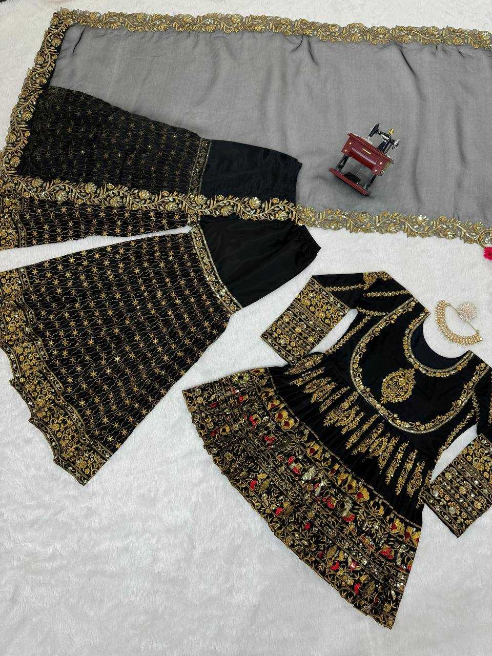 YNF GEORGETTE RIN169 5787 SUITS & DRESSES SHARARA SALWAR GEORGETTE PAKISTANI WEDDING LADIES SUITS MANUFACTUR- Kapda Export