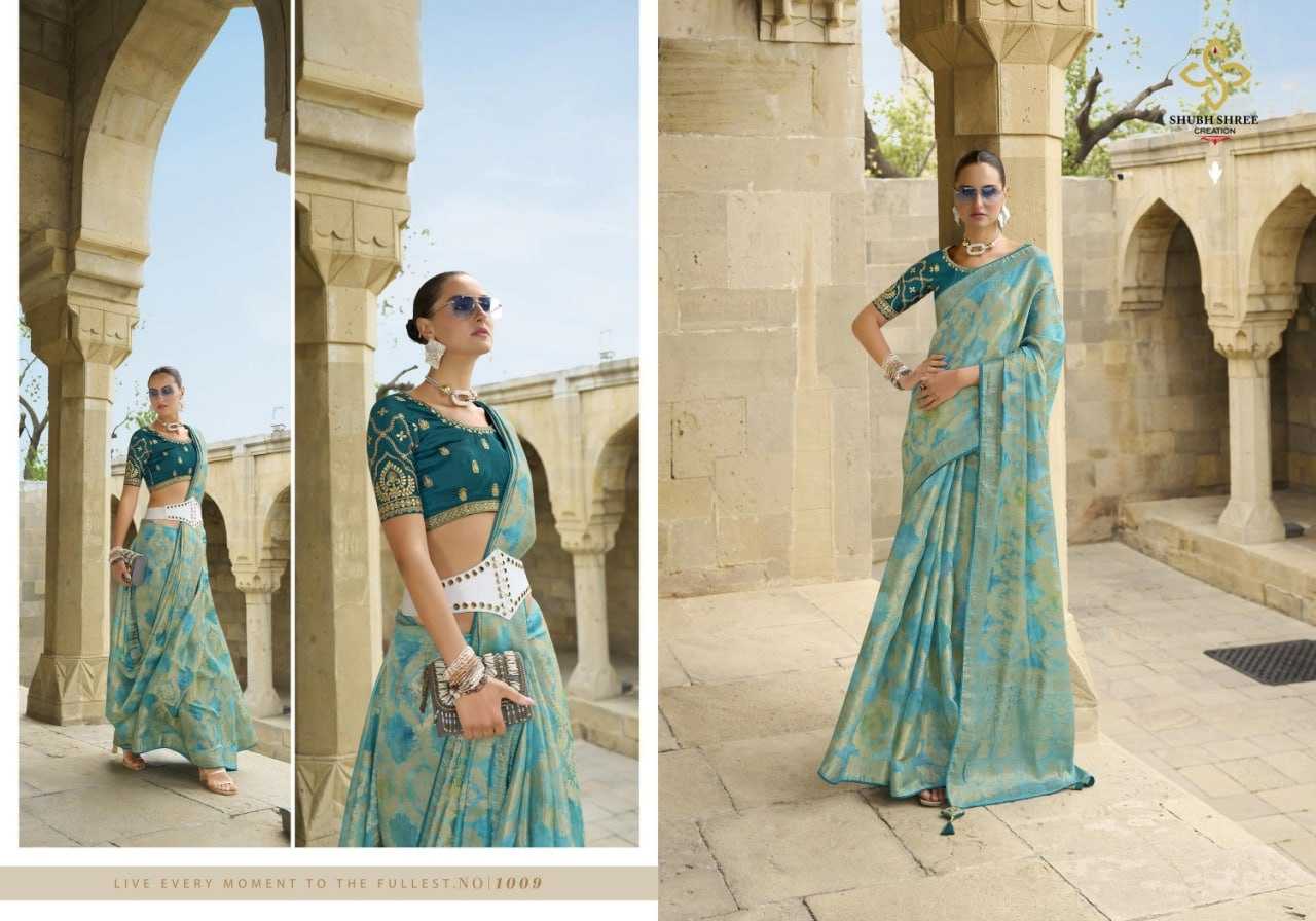 YNF JACQUARD SHUBH SHREE KESH113 Spot Light CLOTHING BRANDS WHOLESALE SAREES MANUFACTURER- Kapda Export